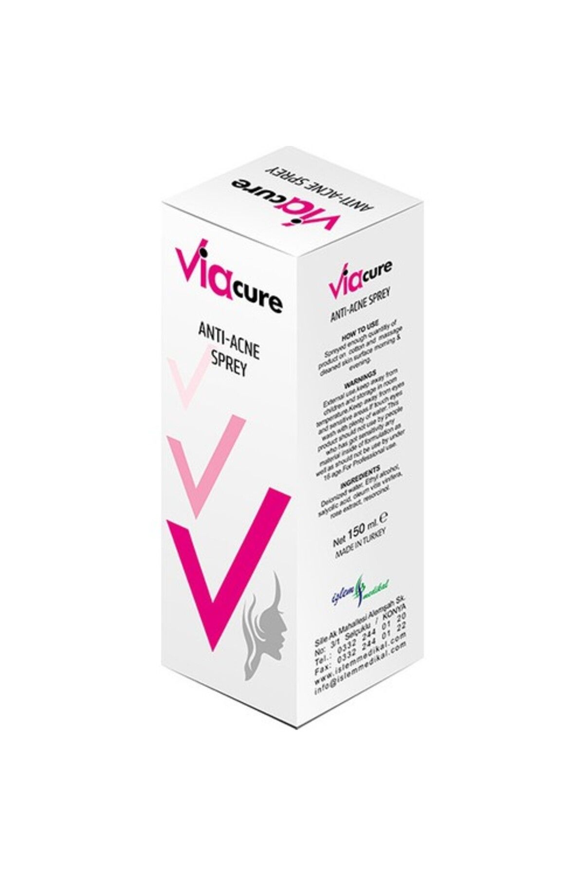 Viacure Anti Acne Sprey 150 ml
