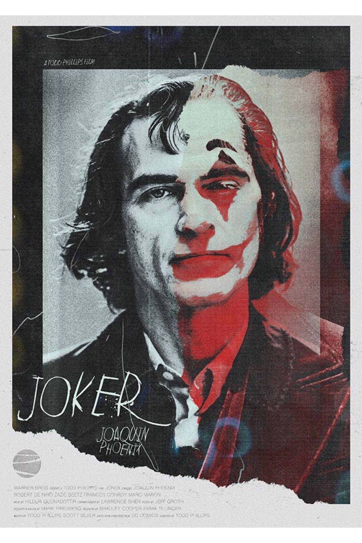 512 STORE Joker Film Tasarım Poster 30x42 Çerçevesiz