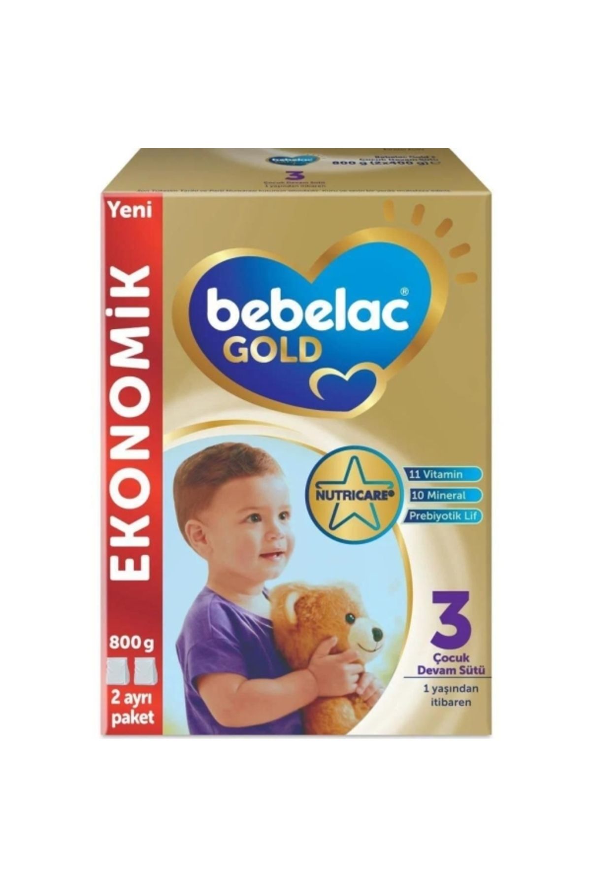 Bebelac Gold 3 Çocuk Devam Sütü 800 gr ( 1 ADET )