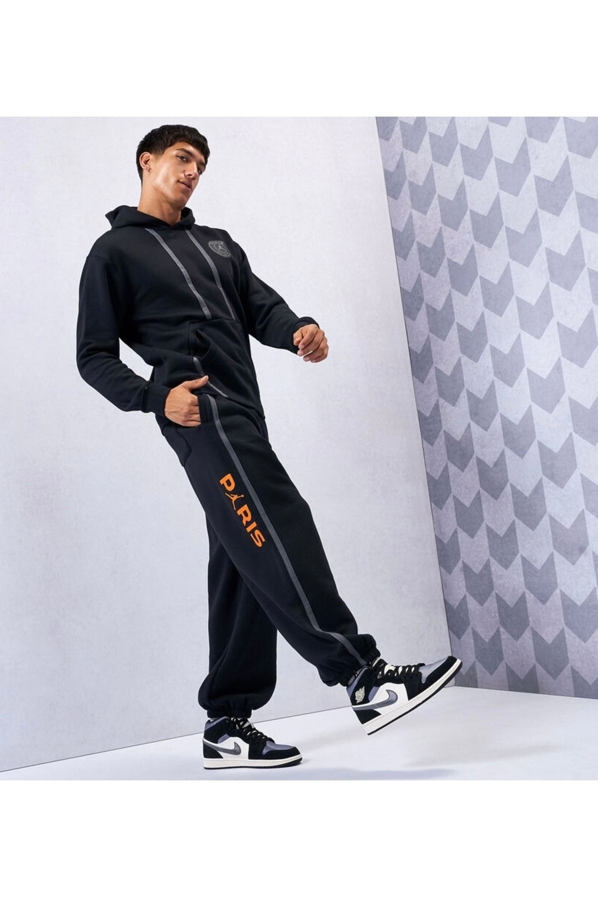Nike Air Jordan X PSG Paris Saint-Germain HBR Bol Kesim Erkek Eşofman Altı