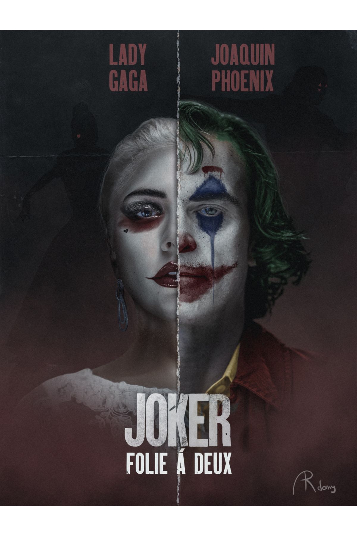 512 STORE Joker 2 Film Afiş Tasarım Poster 30x42 Çerçevesiz / Joker & Harley Quinn