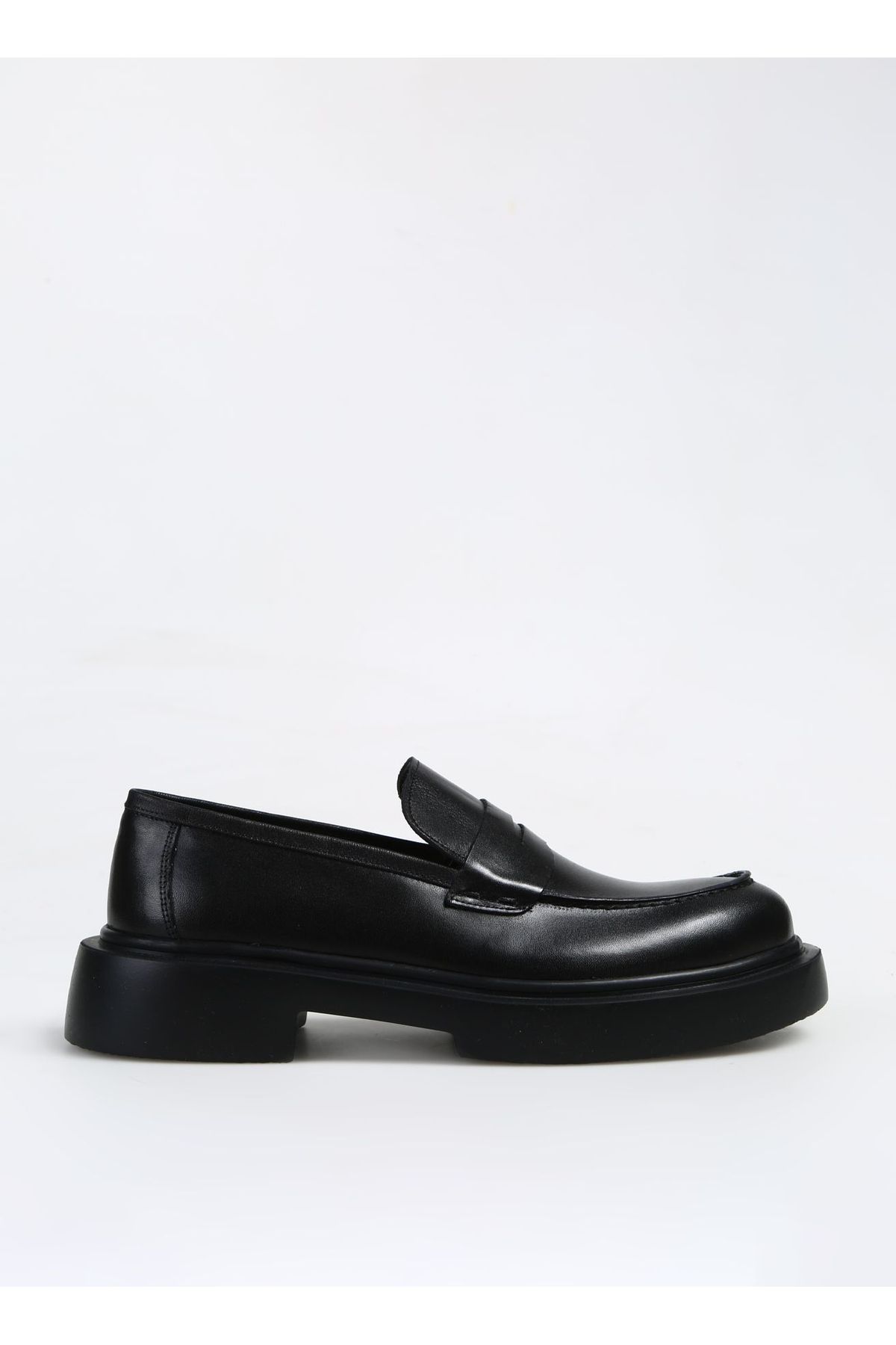 Fabrika Siyah Erkek Deri Klasik Ayakkabı BURGESS