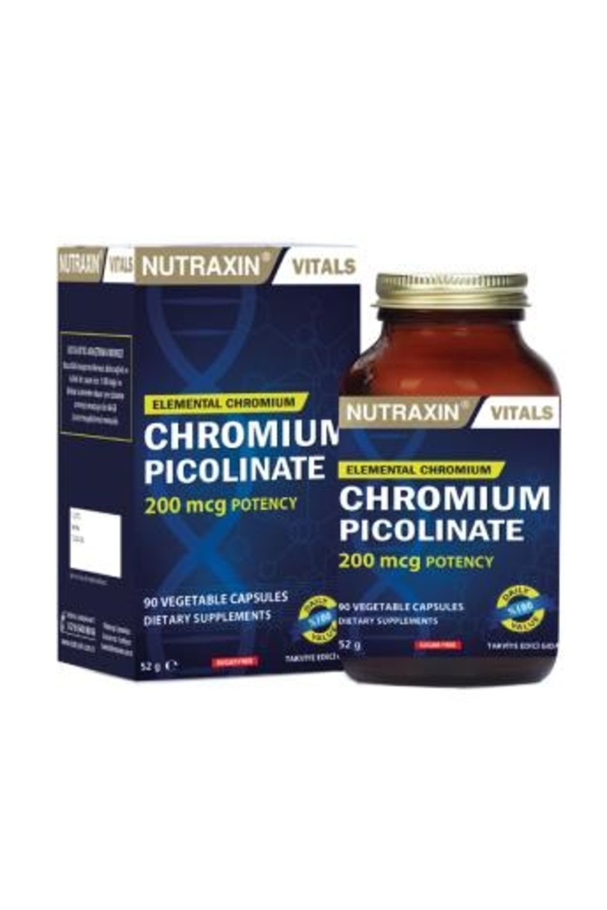 Nutraxin Chromium Picolinate 90 Kapsül ( 1 ADET )