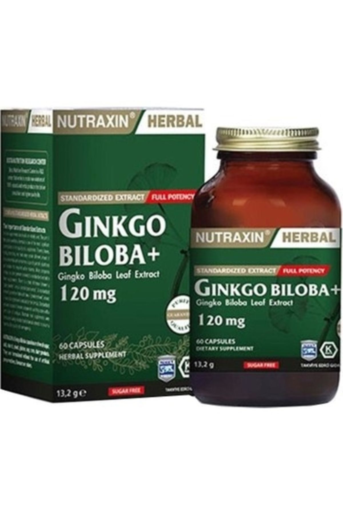 Nutraxin Ginkgo Biloba 60 Tablet ( 1 ADET )