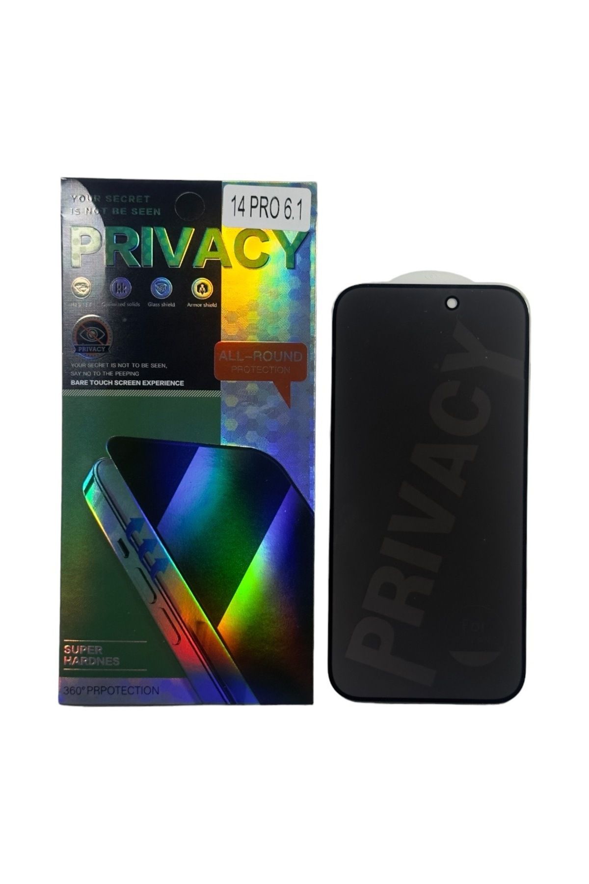 SKV MOBILE Iphone 14 Pro Premium Gizli Hayalet Cam Ekran Koruyucu O,33 Mm