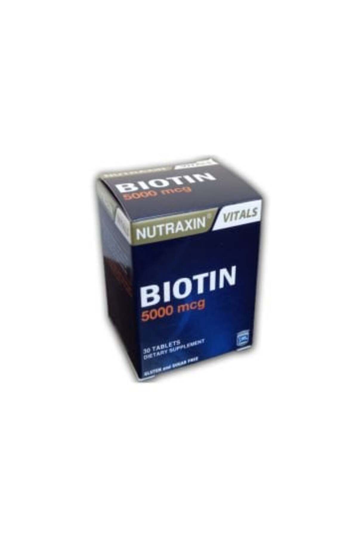 Nutraxin Biotin 5000mcg 30 Tablet ( 1 ADET )