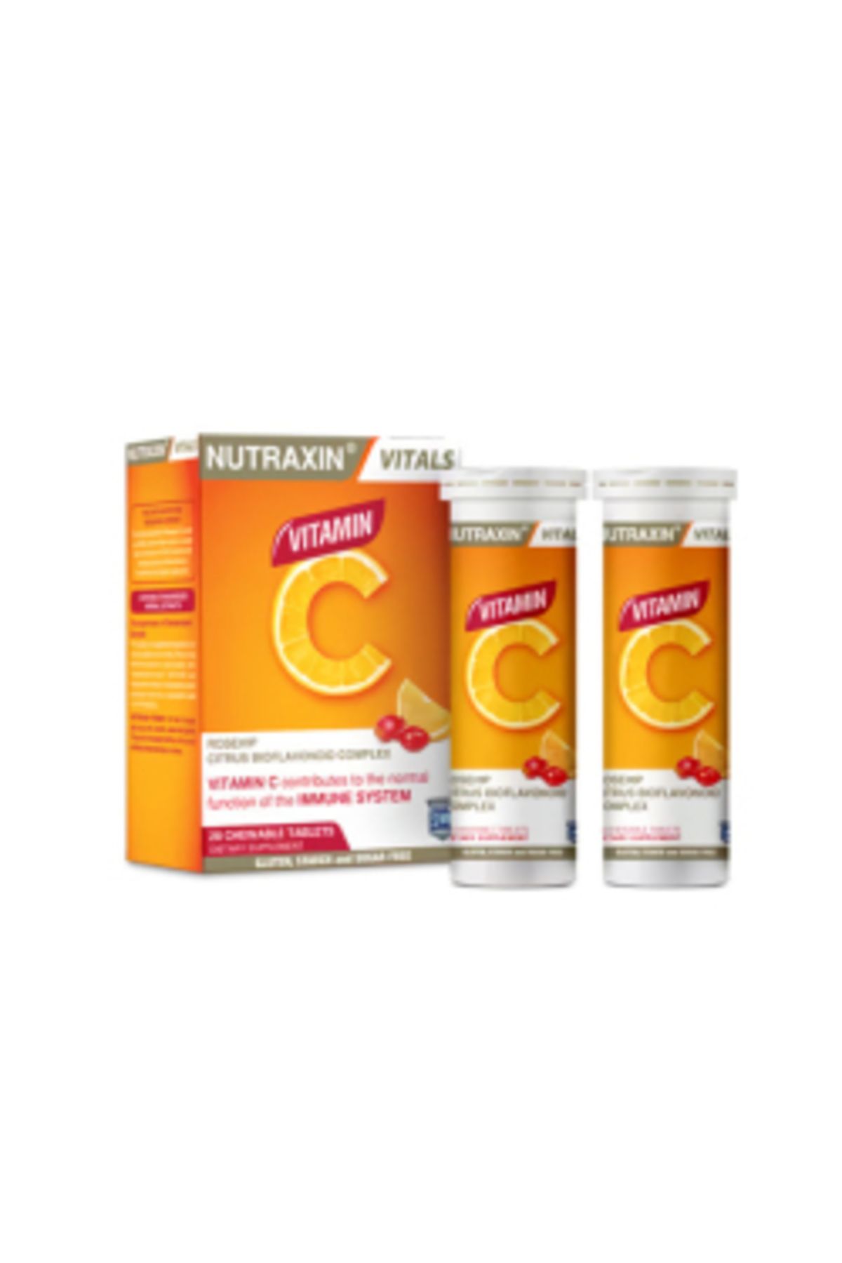 Nutraxin Vitamin C 28 Çiğneme Tableti ( 1 ADET )