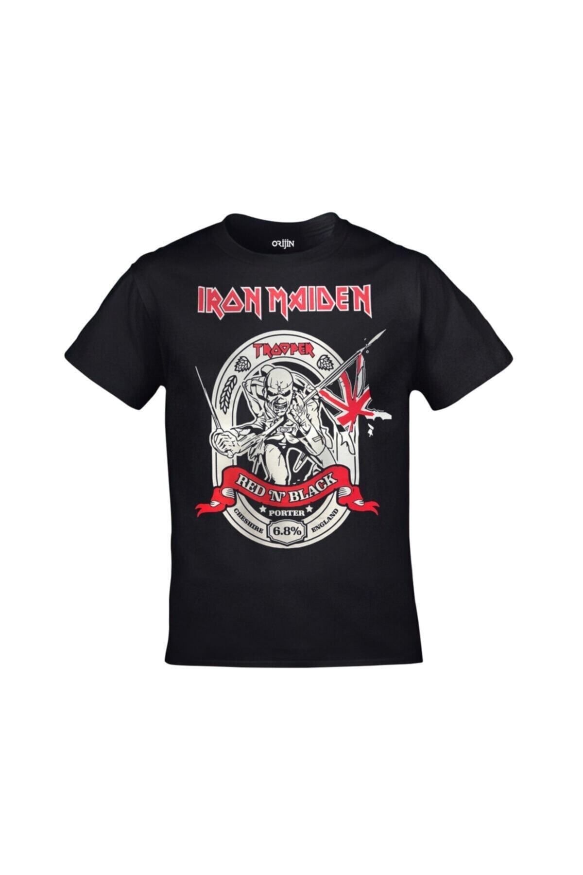 Advantage TrendUnisex Siyah Iron Maiden Trooper Red N Black BaskılıADR-TM-655