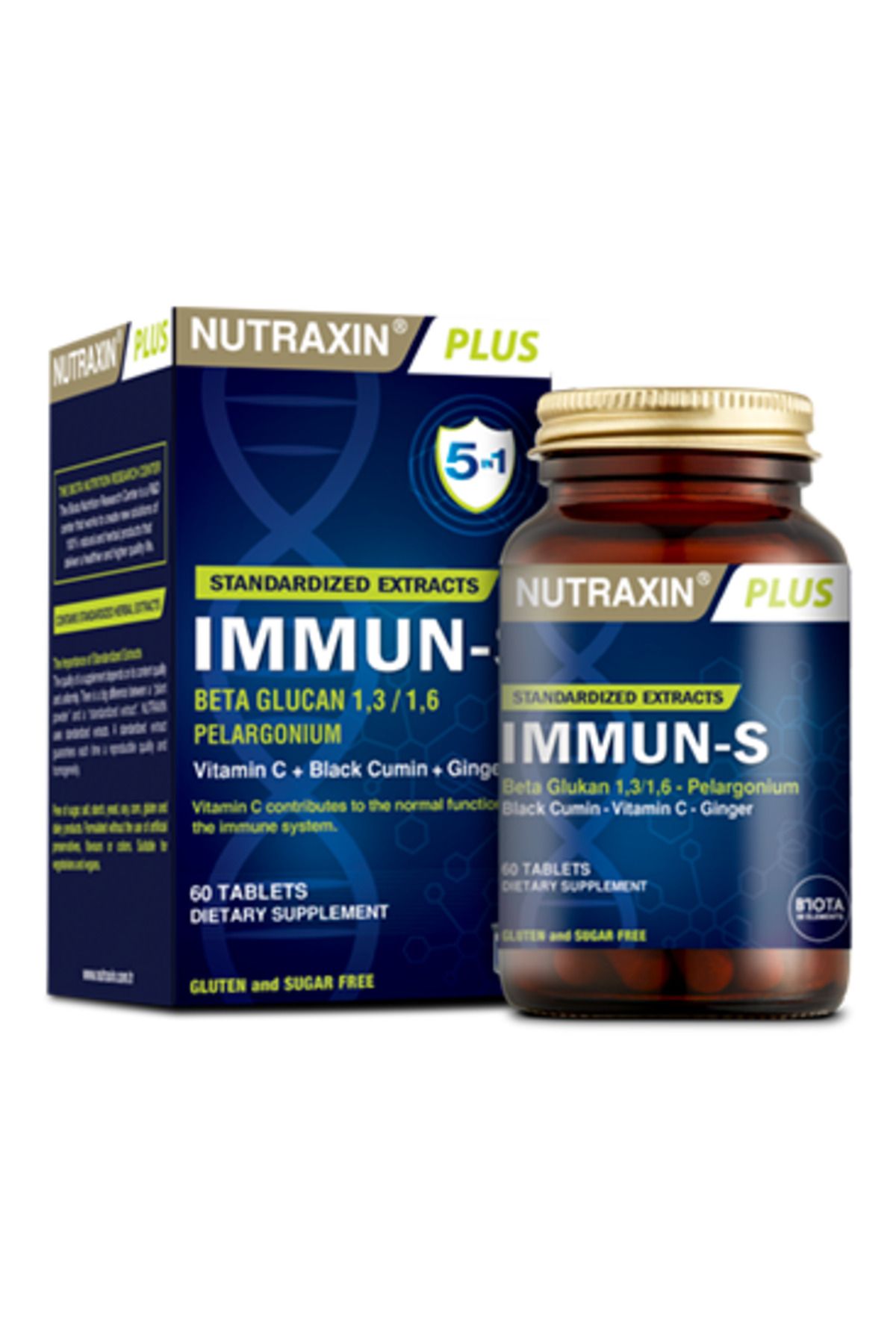 Nutraxin Immun-s 60 Tablet ( 1 ADET )