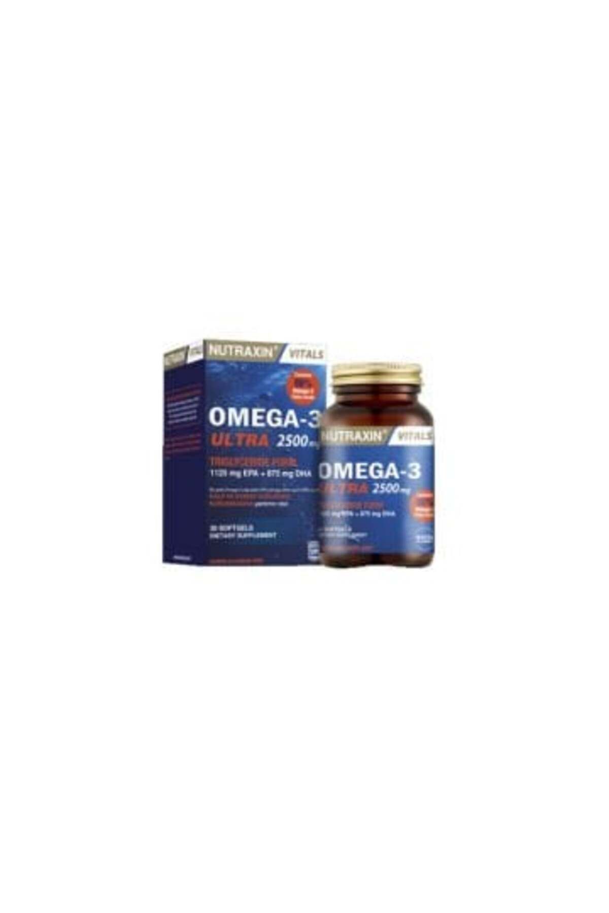 Nutraxin Omega 3 Ultra 2500 mg 30 Yumuşak Kapsül ( 1 ADET )