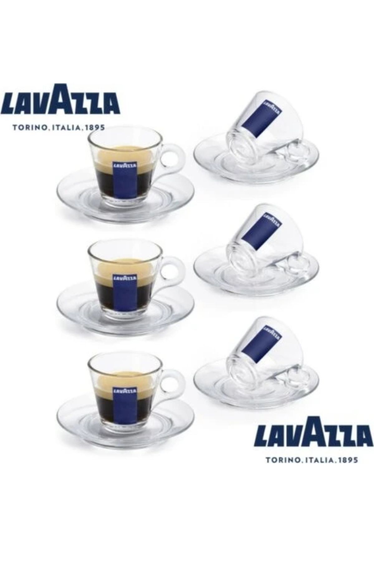 LavAzza Cam Espresso Bardağı 6 Adet