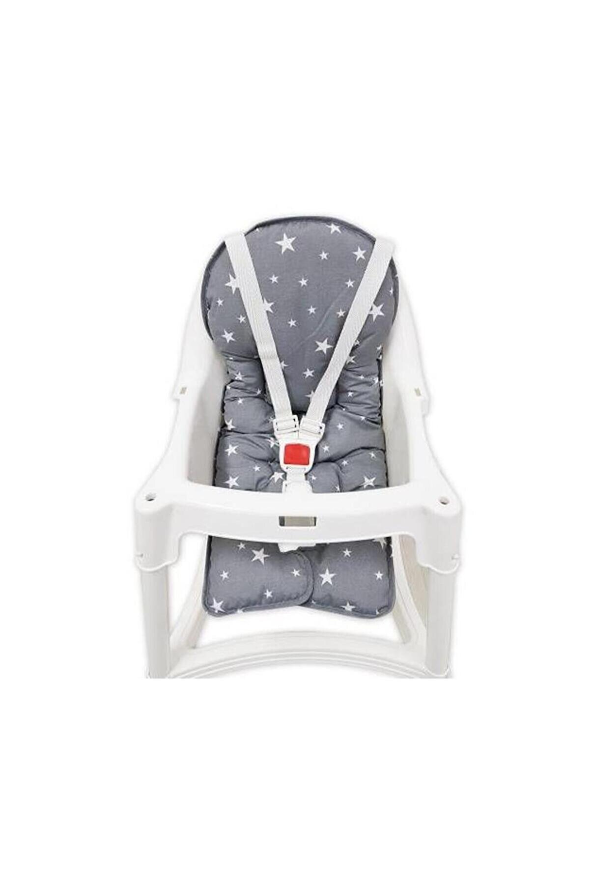 Sevi Bebe Mama Sandalyesi Minderi Art-150 Gri Yıldız