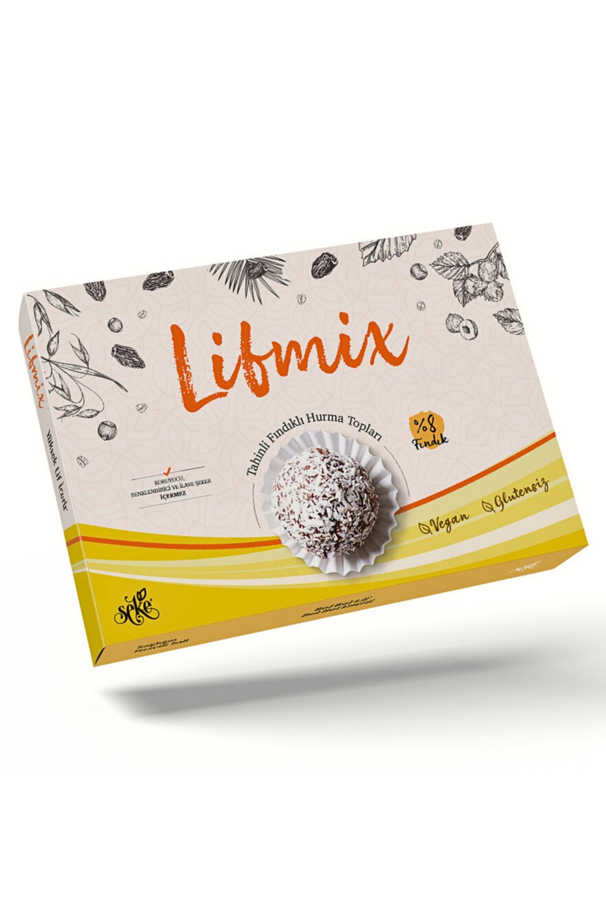 SEKE Lifmix - Tahinli Fındıklı Hurma Topları Net 215 G