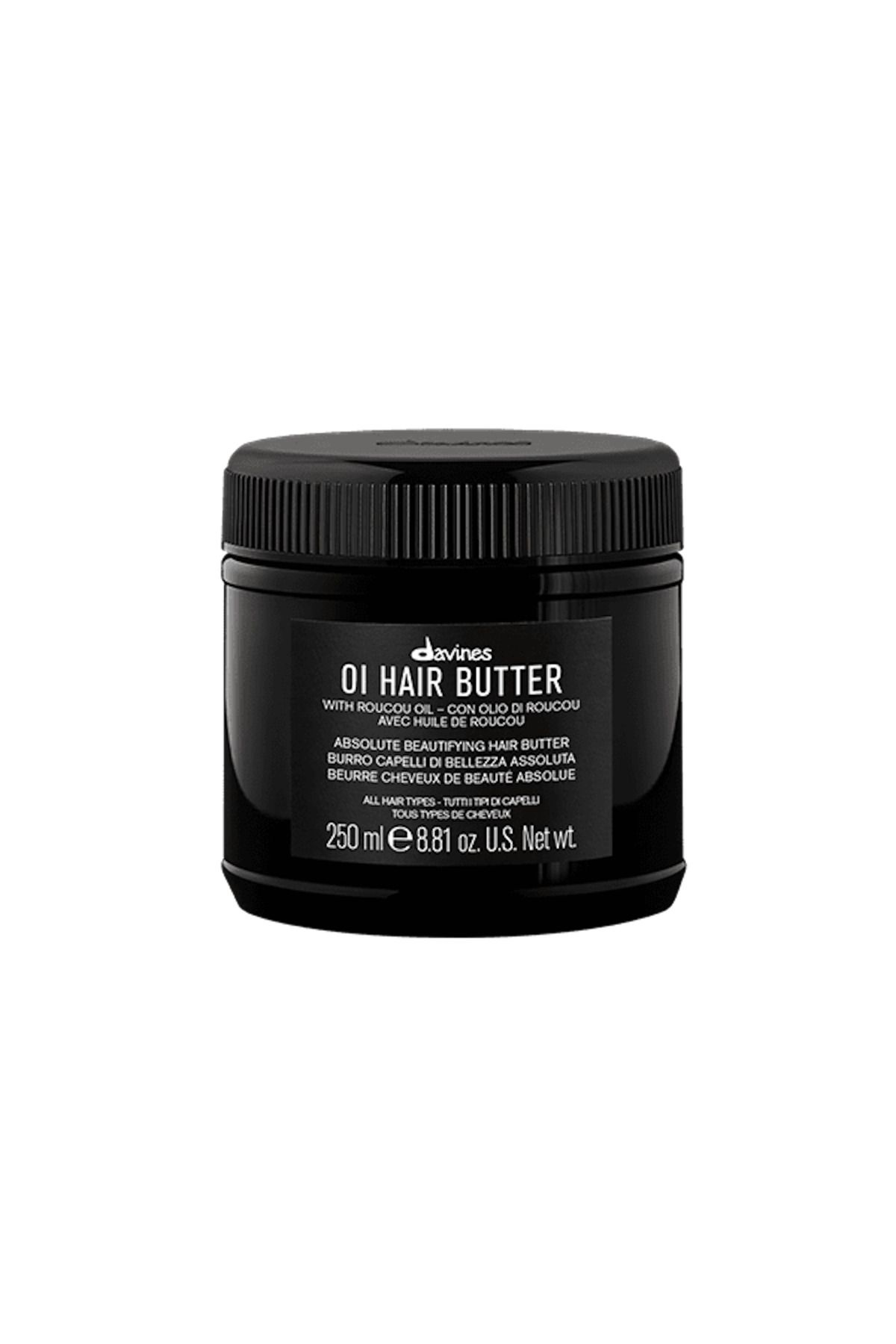 Davines OI Hair Butter Tüm Saç Tipleri için Katı Saç Bakım Yağı (250ml)