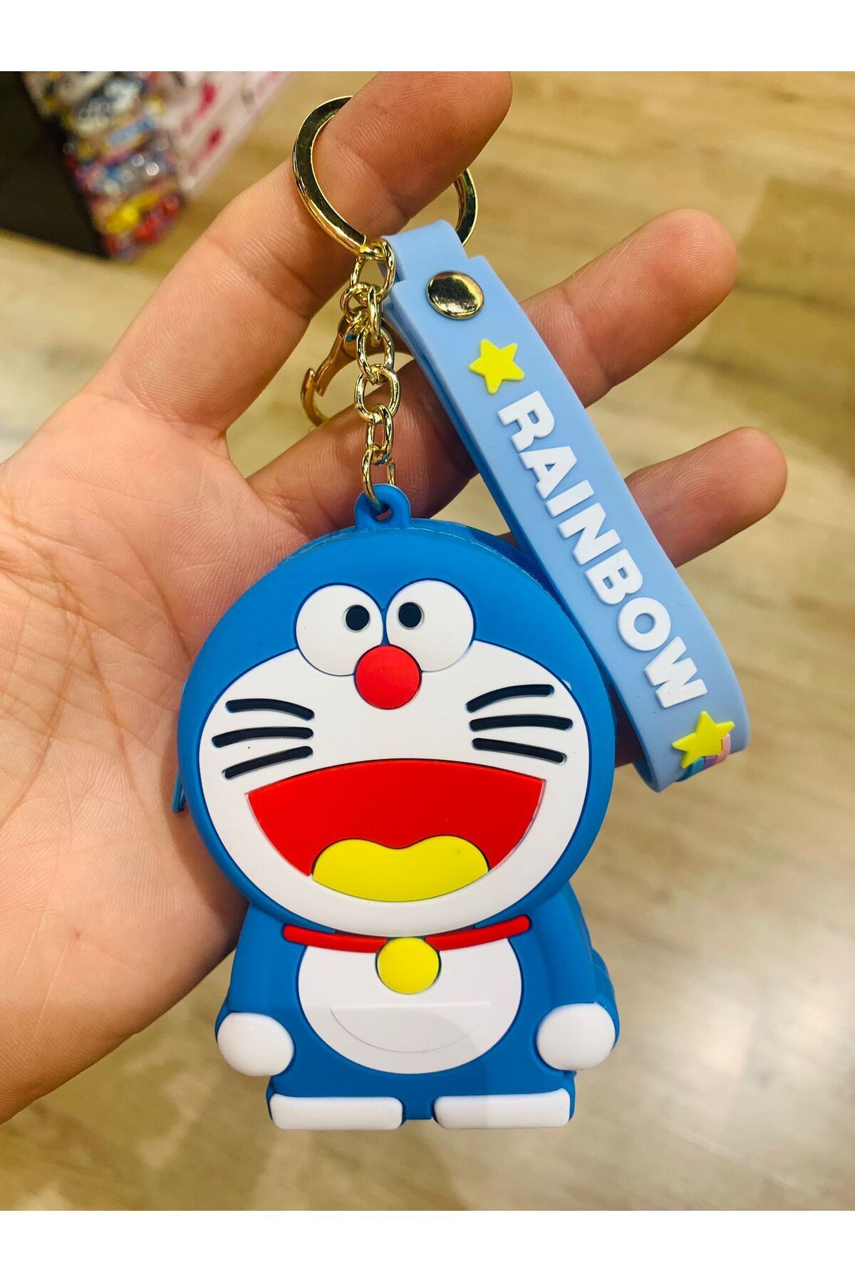 asilbaba Doraemon Cüzdan Anahtarlık Aksesuar - Rainbow