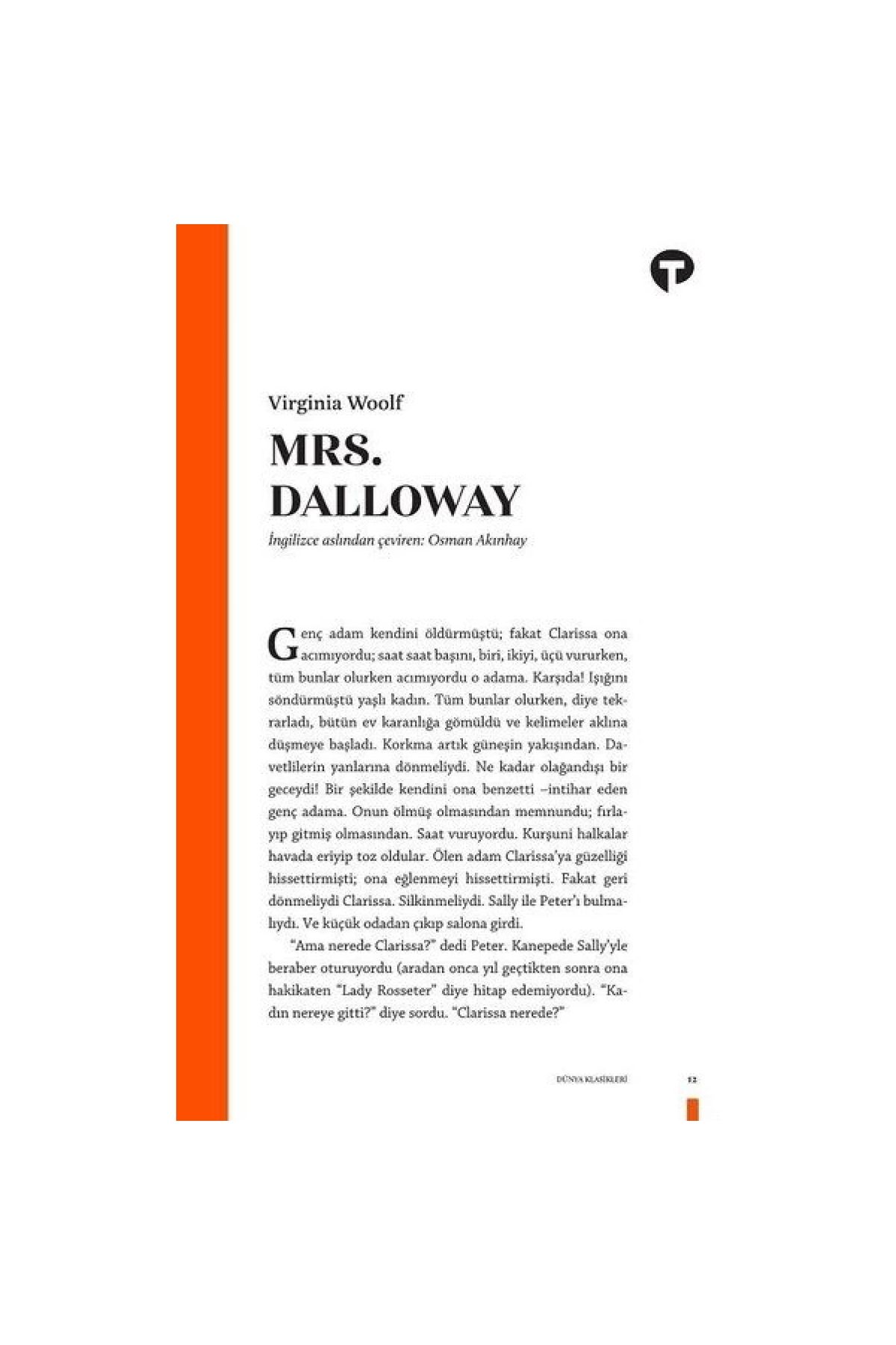 Turkuvaz Kitap Mrs. Dalloway