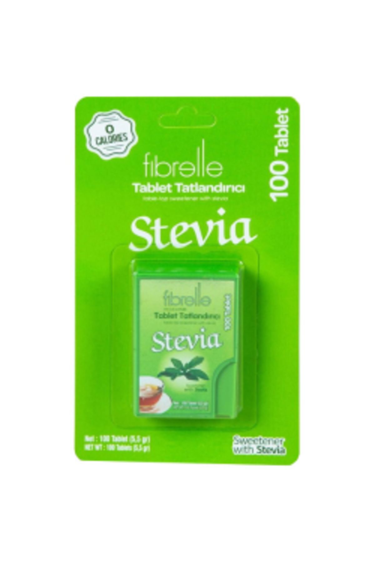 Fibrelle Stevia Tatlandırıcı 100 Tablet ( 1 ADET )