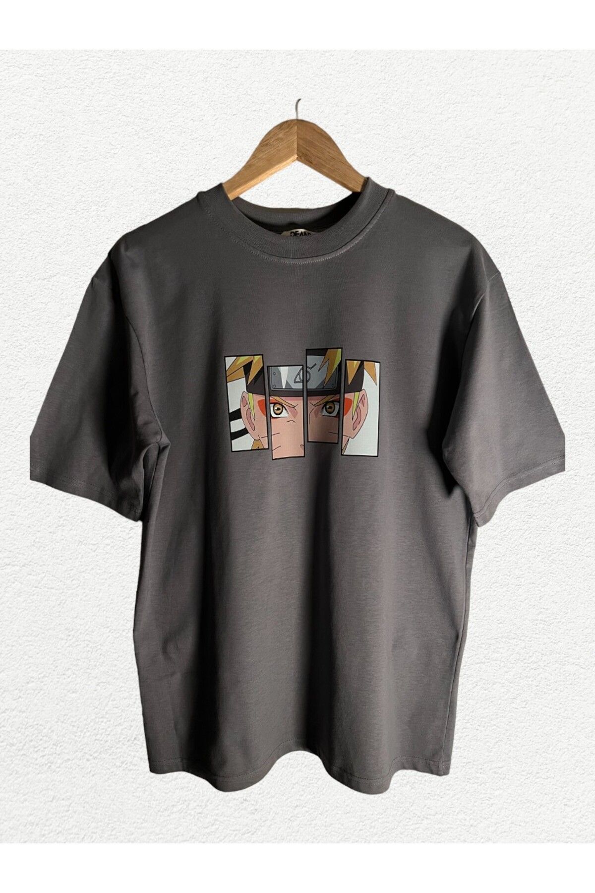 Deany Unisex Naruto Baskılı Oversize Tshirt