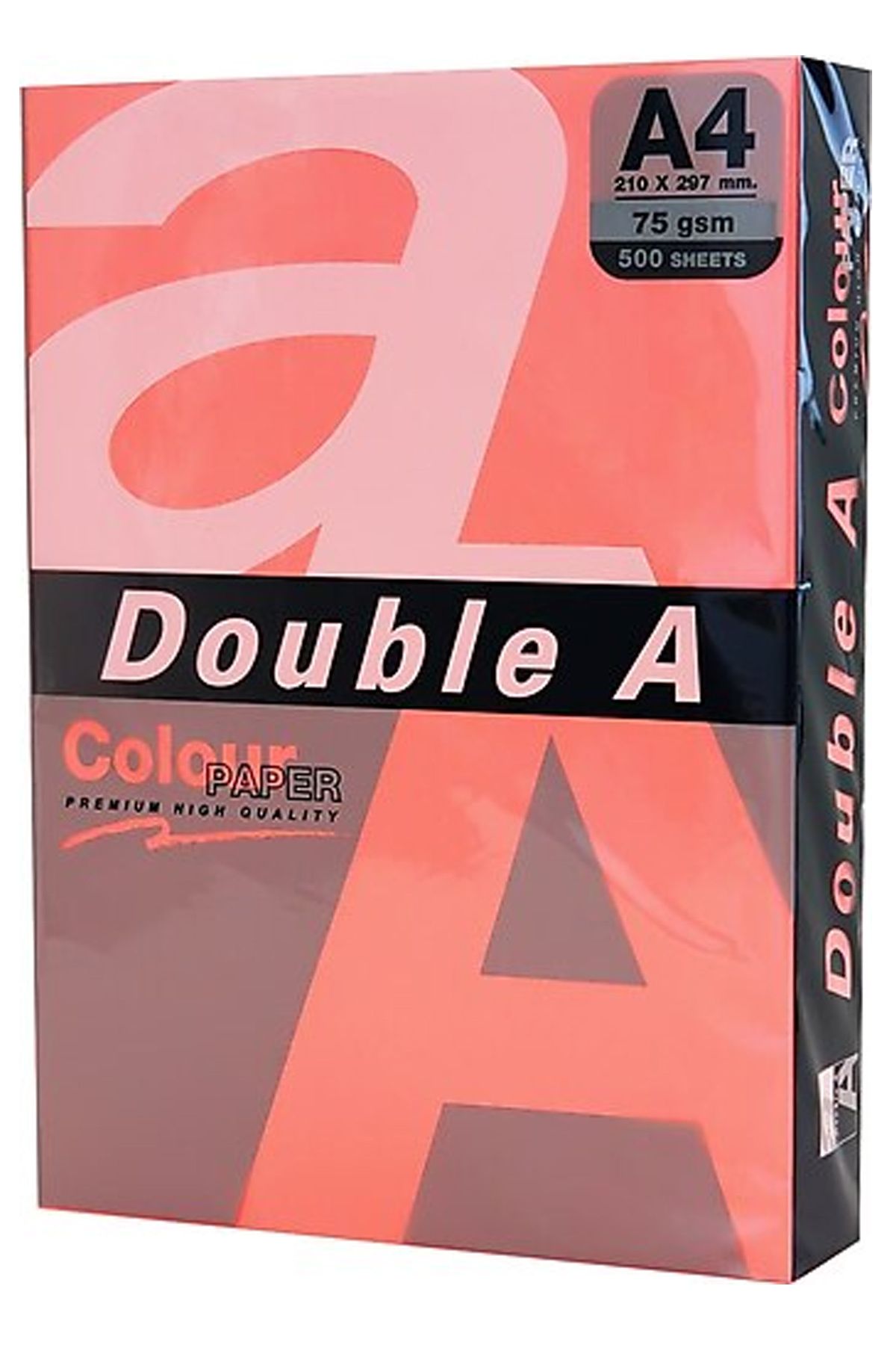 çakmer store Double A Renkli Fotokopi Kağıdı 500 LÜ A4 75 GR Fosforlu Punch