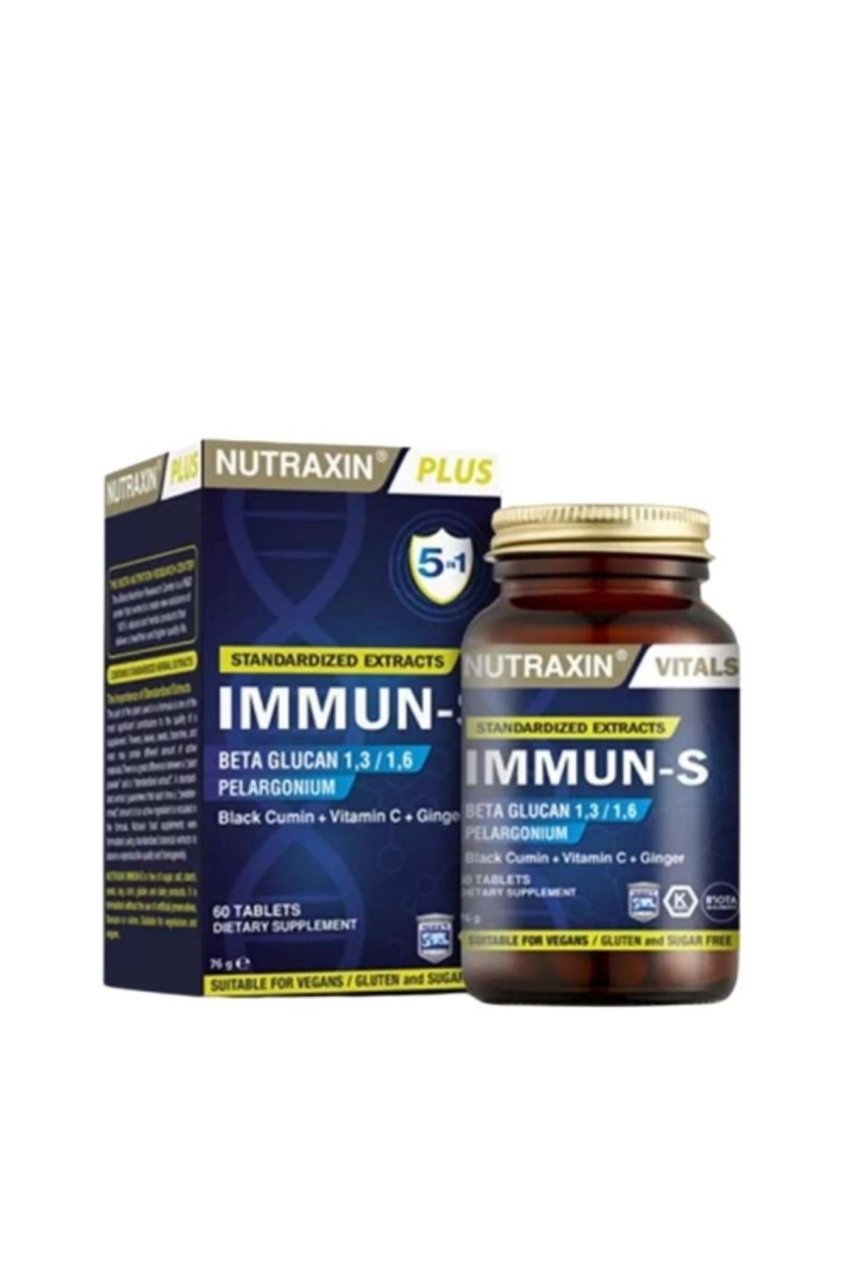 Nutraxin Immun-S 60 Tablet ( 1 ADET )
