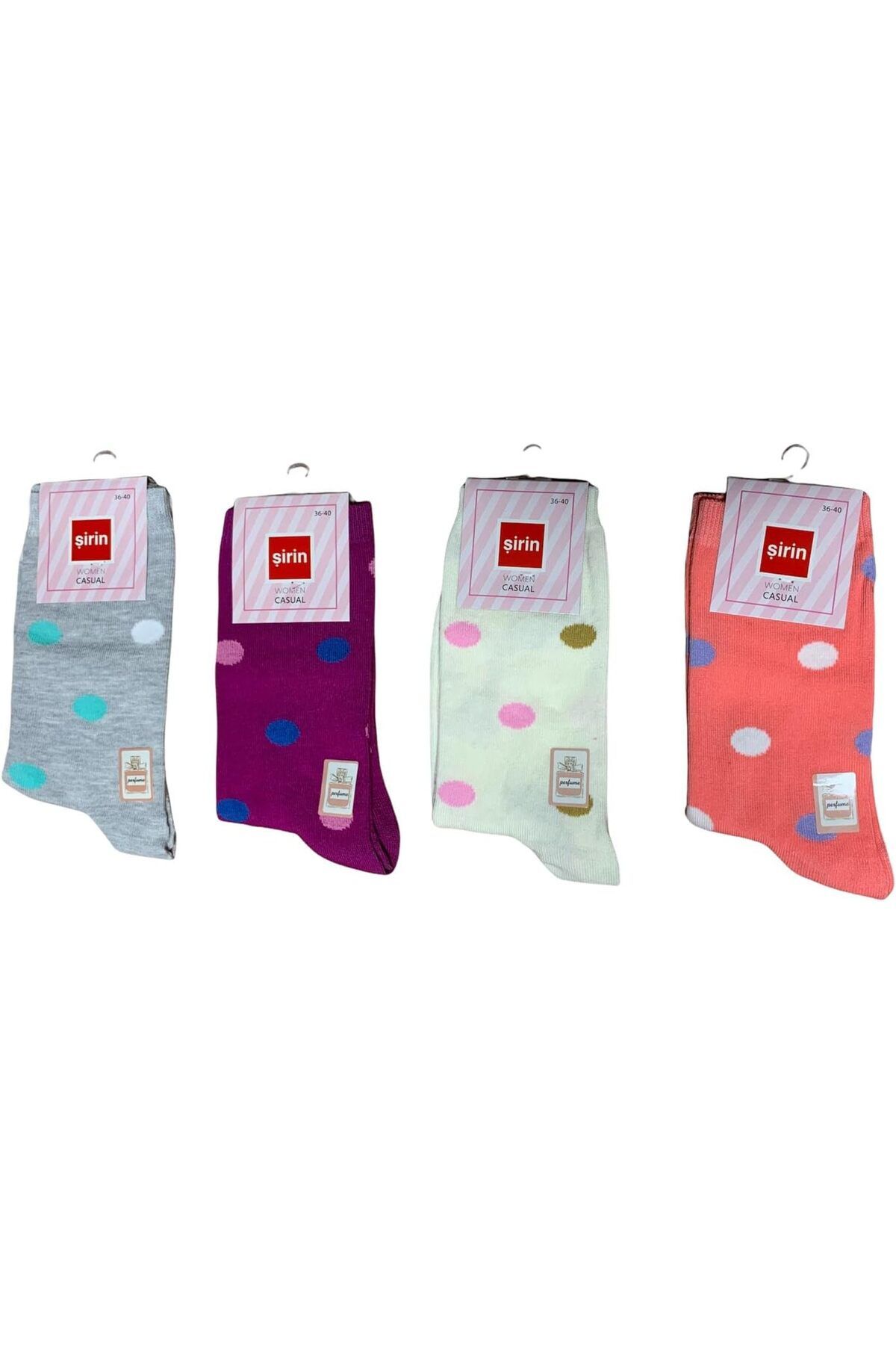Savings Sphere Şirin 4'lü Kadın Parfümlü Soket Çorap