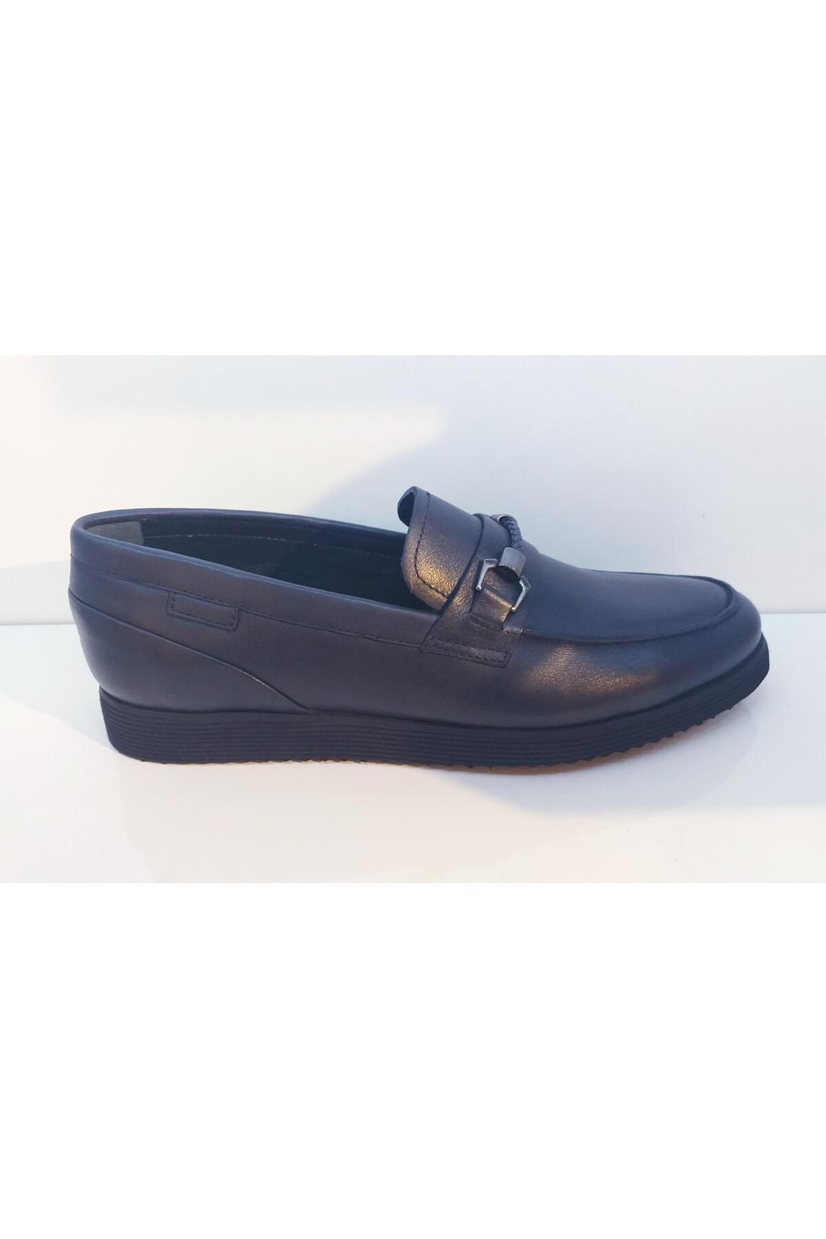 MARCOMEN 6531 Erkek Bağsız Örme Toka Loafer Günlük Eva Comfort Taban Ayakkabı