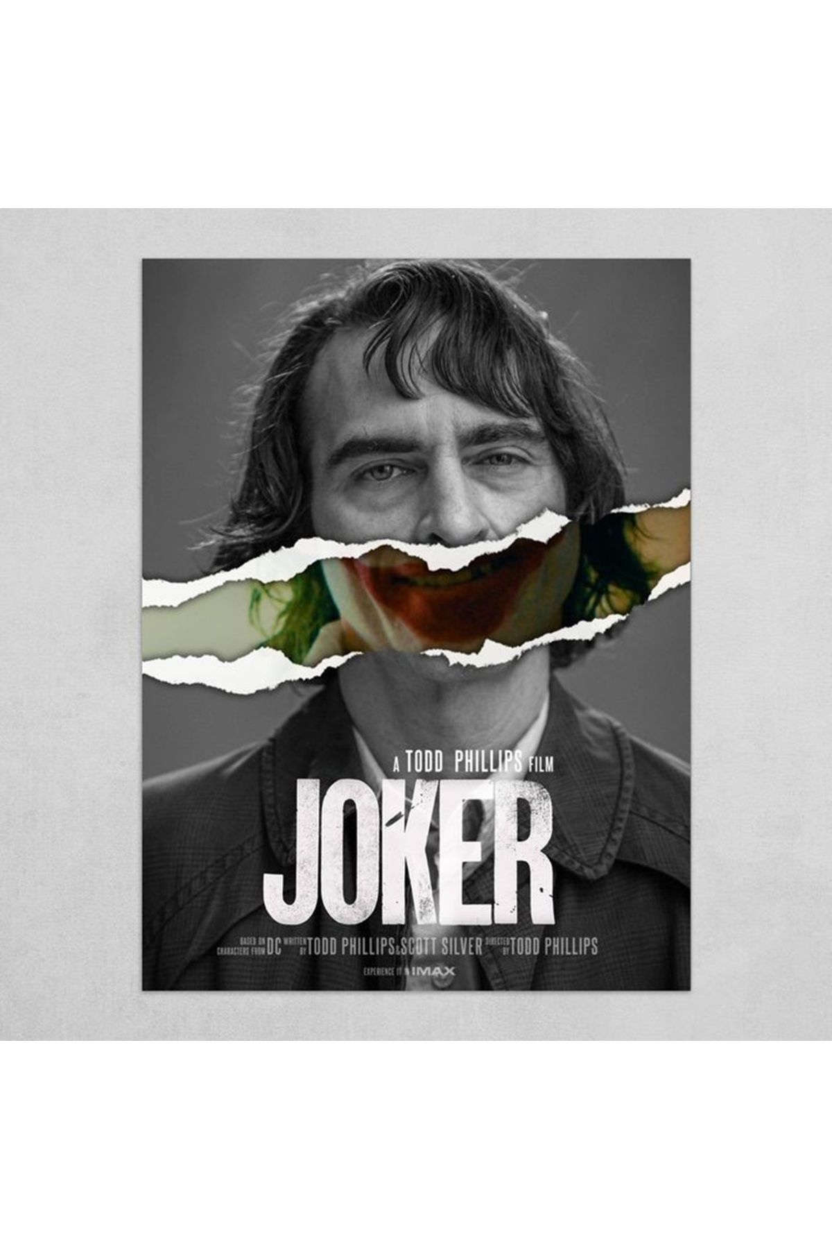 512 STORE Joker Tasarım Retro Film Afiş 30x42 Çerçevesiz Poster