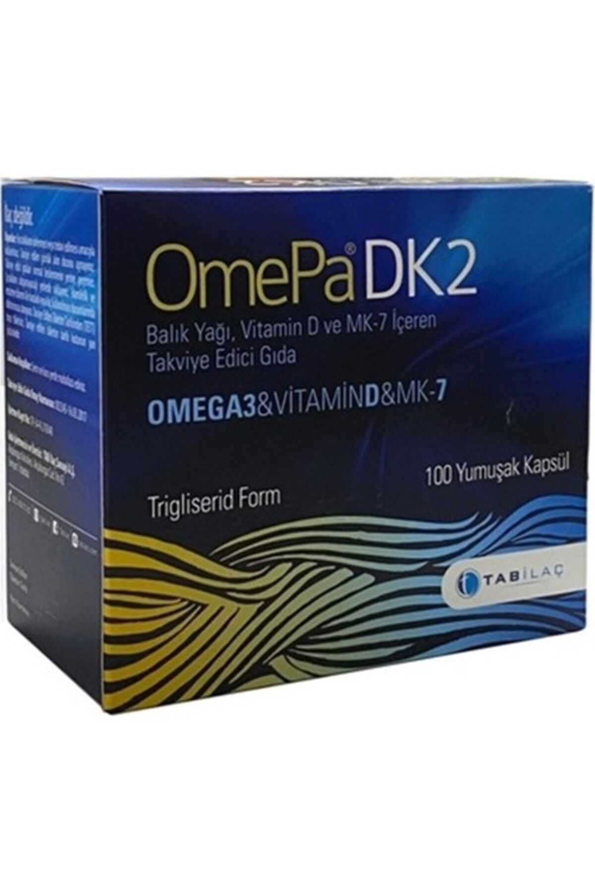 Tab Omepa Dk2 Omega 3 Vitamin D Ve Mk - 7 100 Kapsül