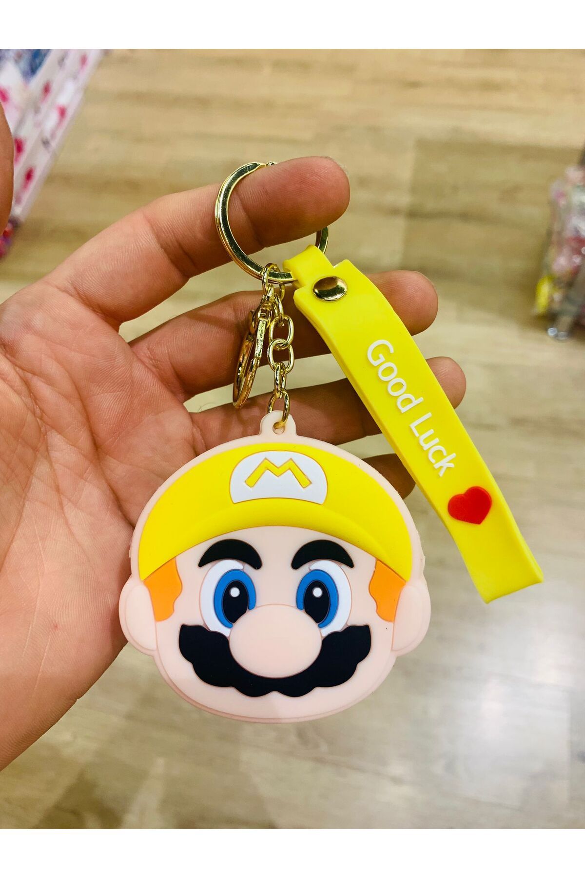 asilbaba Super Mario Cüzdan Anahtarlık Aksesuar - Good Luck