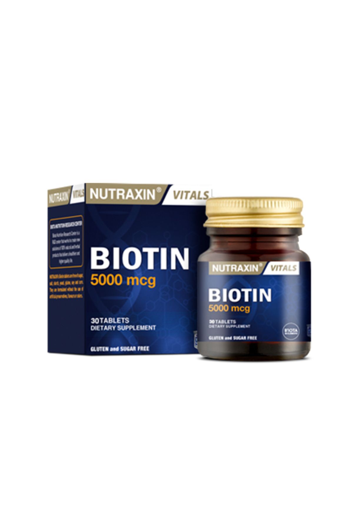 Nutraxin Biotin 5.000 Mg 30 Tablet ( 1 ADET )