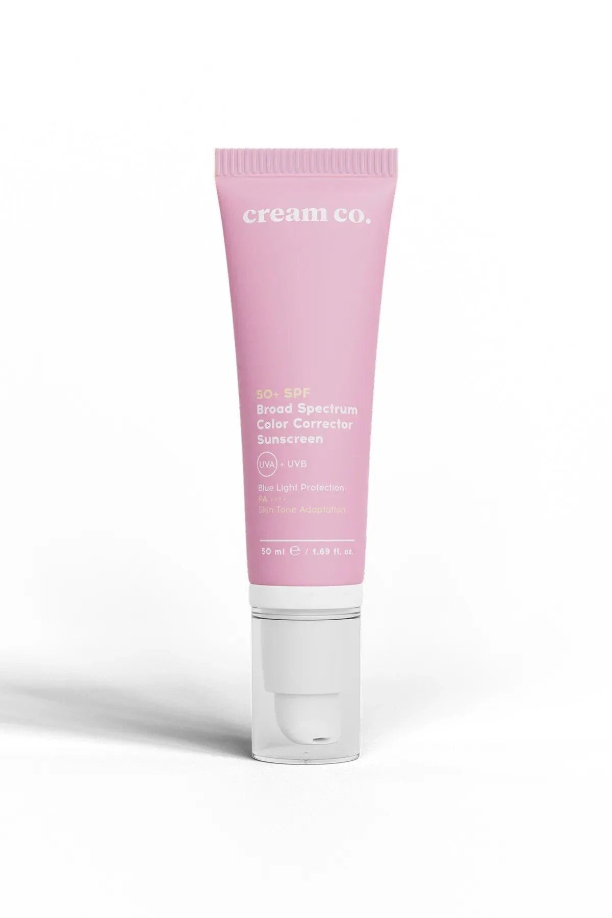Cream Co. Cream Co. Leke Karşıtı Cilt Tonuna Uyum Sağlayan Işıltılı Bitişli Hafif 50+ Spf Güneş Koruyucu