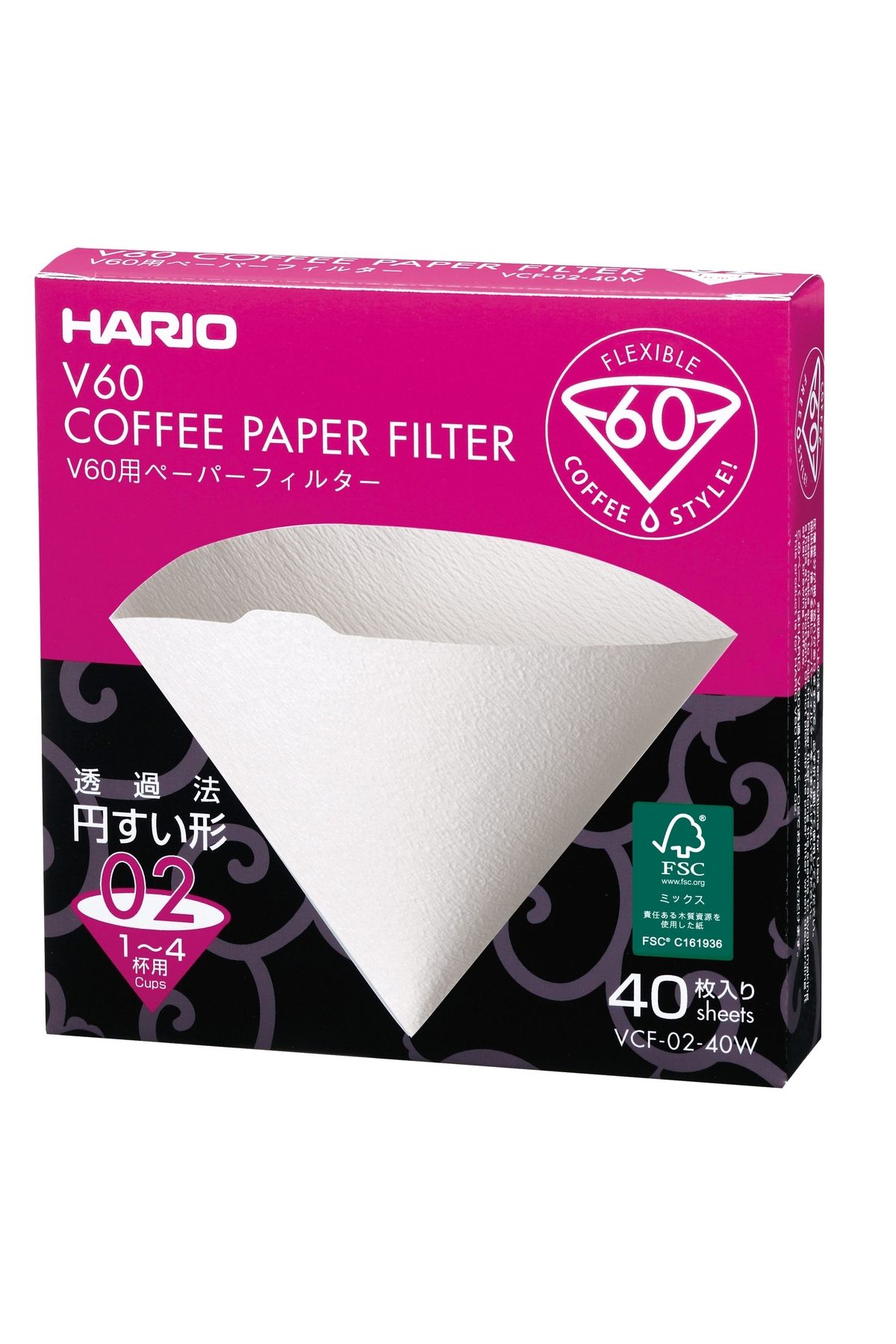 Hario v60 Kağıt Filtresi 40 adet
