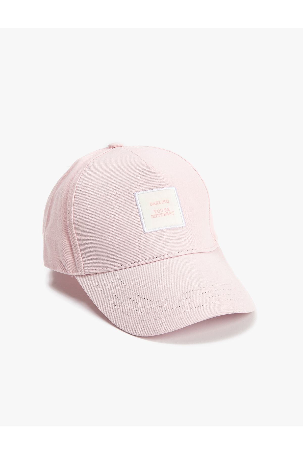 Koton Cap Şapka Etiket Detaylı Nakışlı Pamuklu