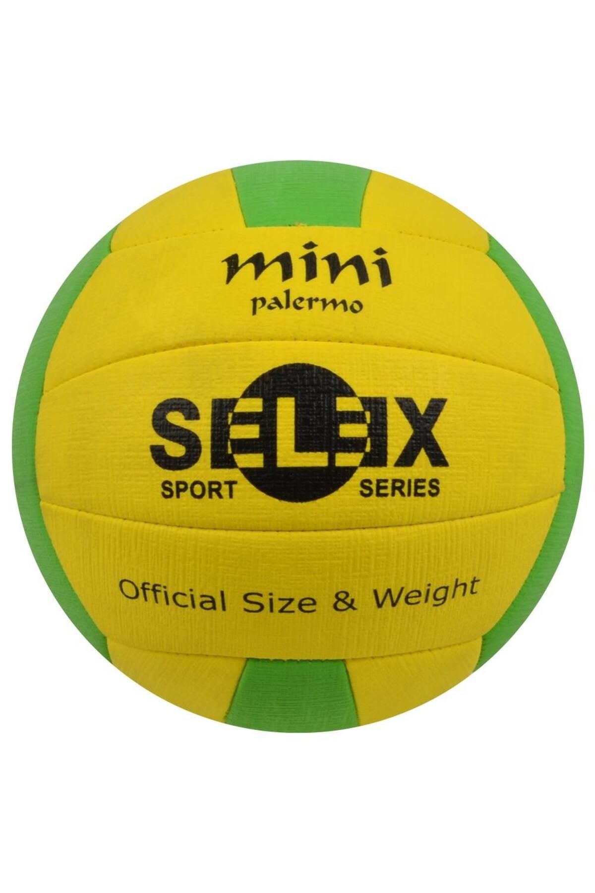 SELEX Palermo Mini 4 No Voleybol Topu Yeşil/sarı