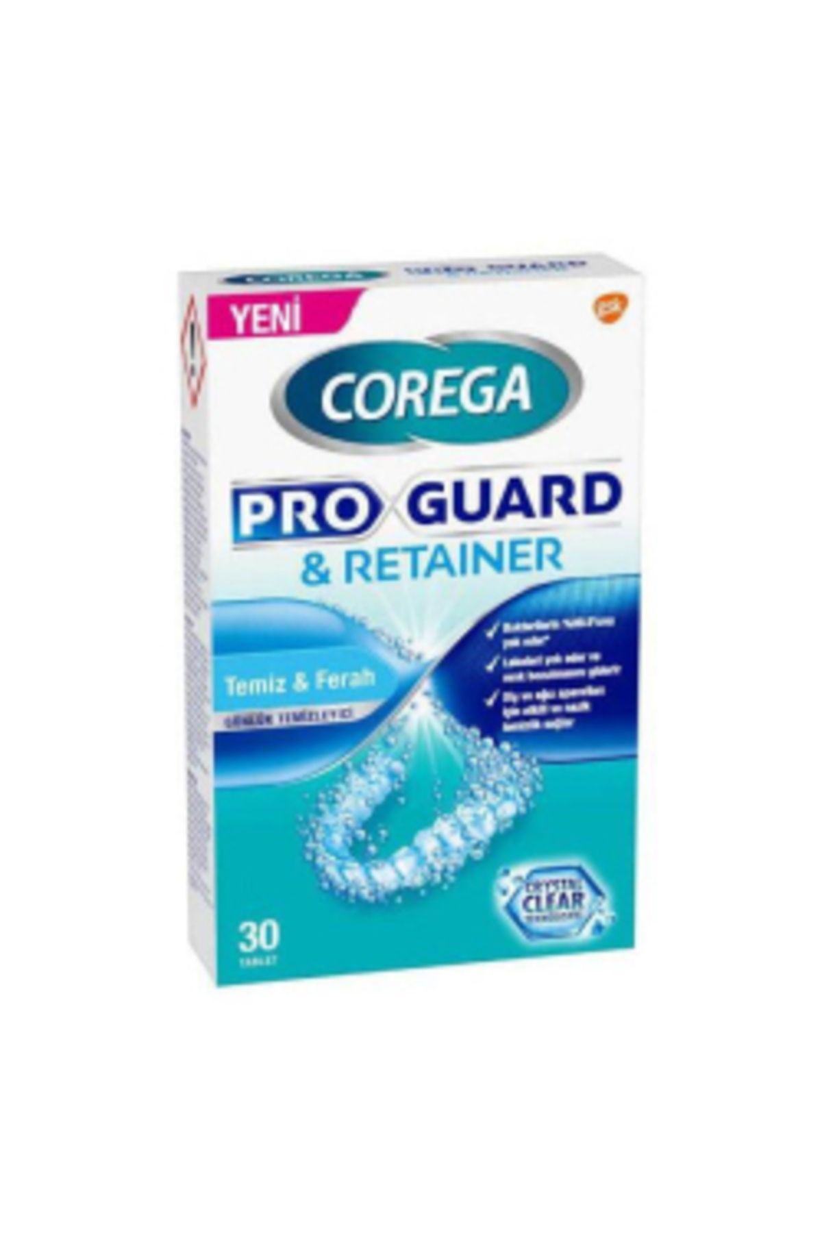 Corega Pro Guard Retainer 30 Tablet ( 1 ADET )