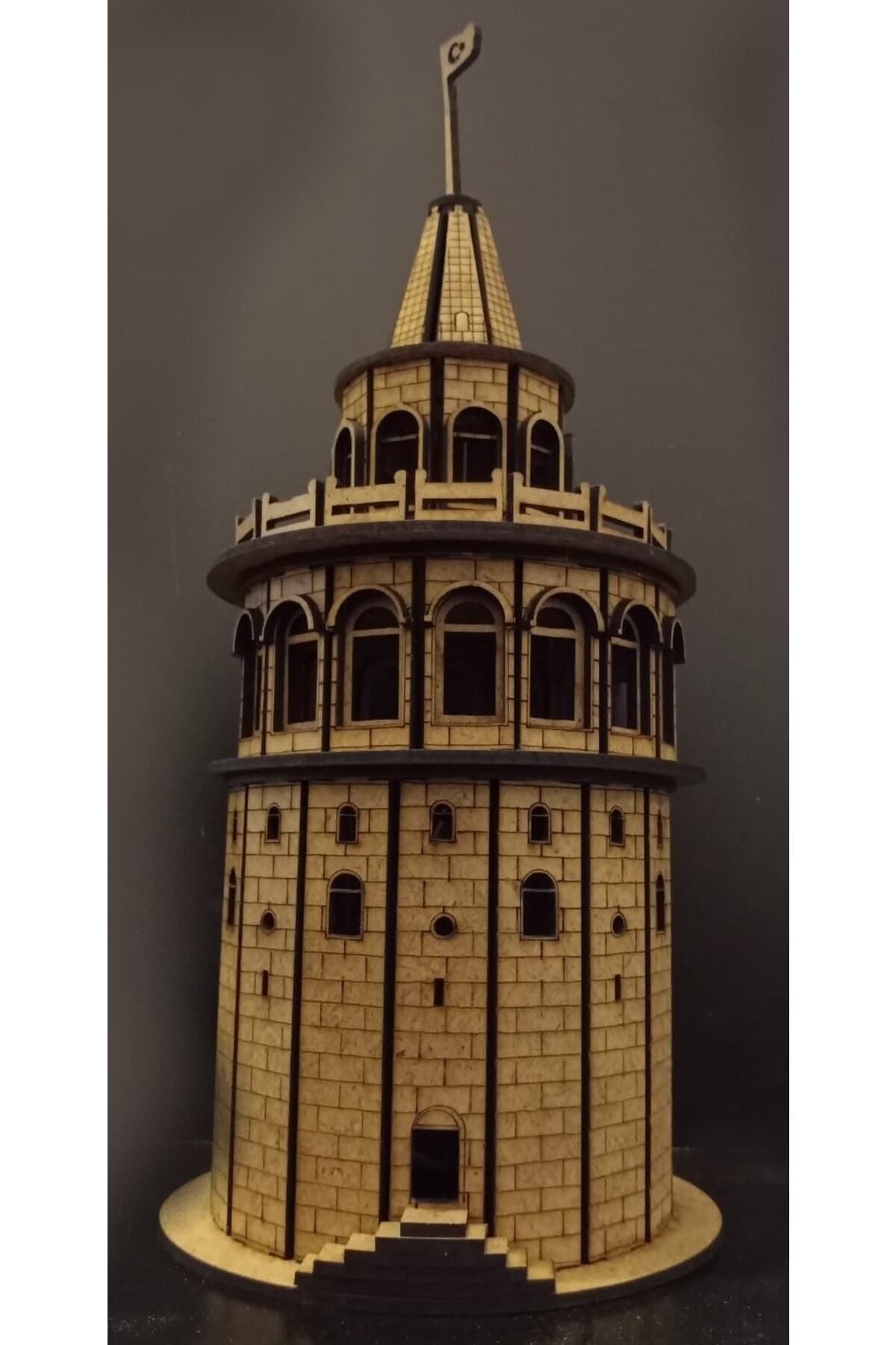 TLR hobi Galata Kulesi Montajı yapılmış olarak gönderilecektir.