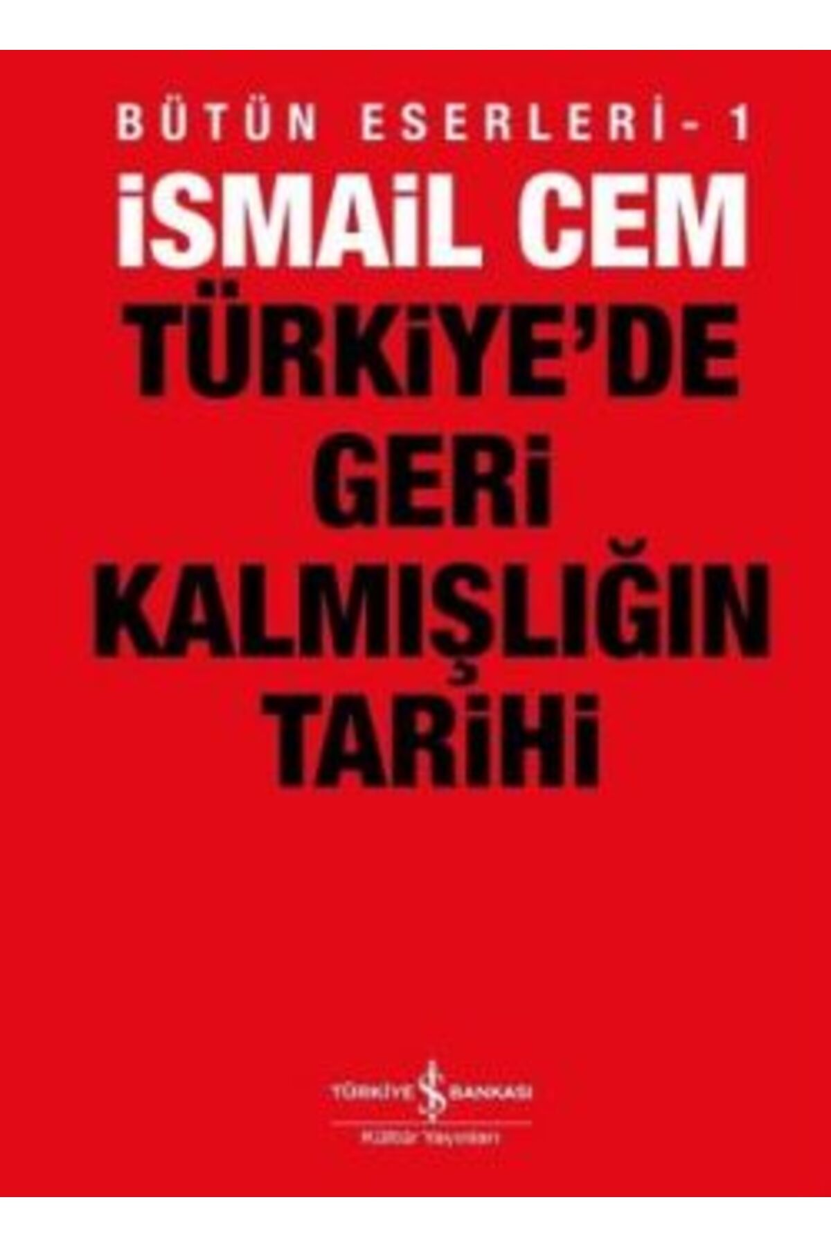Türkiye İş Bankası Kültür Yayınları Türkiye’de Geri Kalmışlığın Tarihi