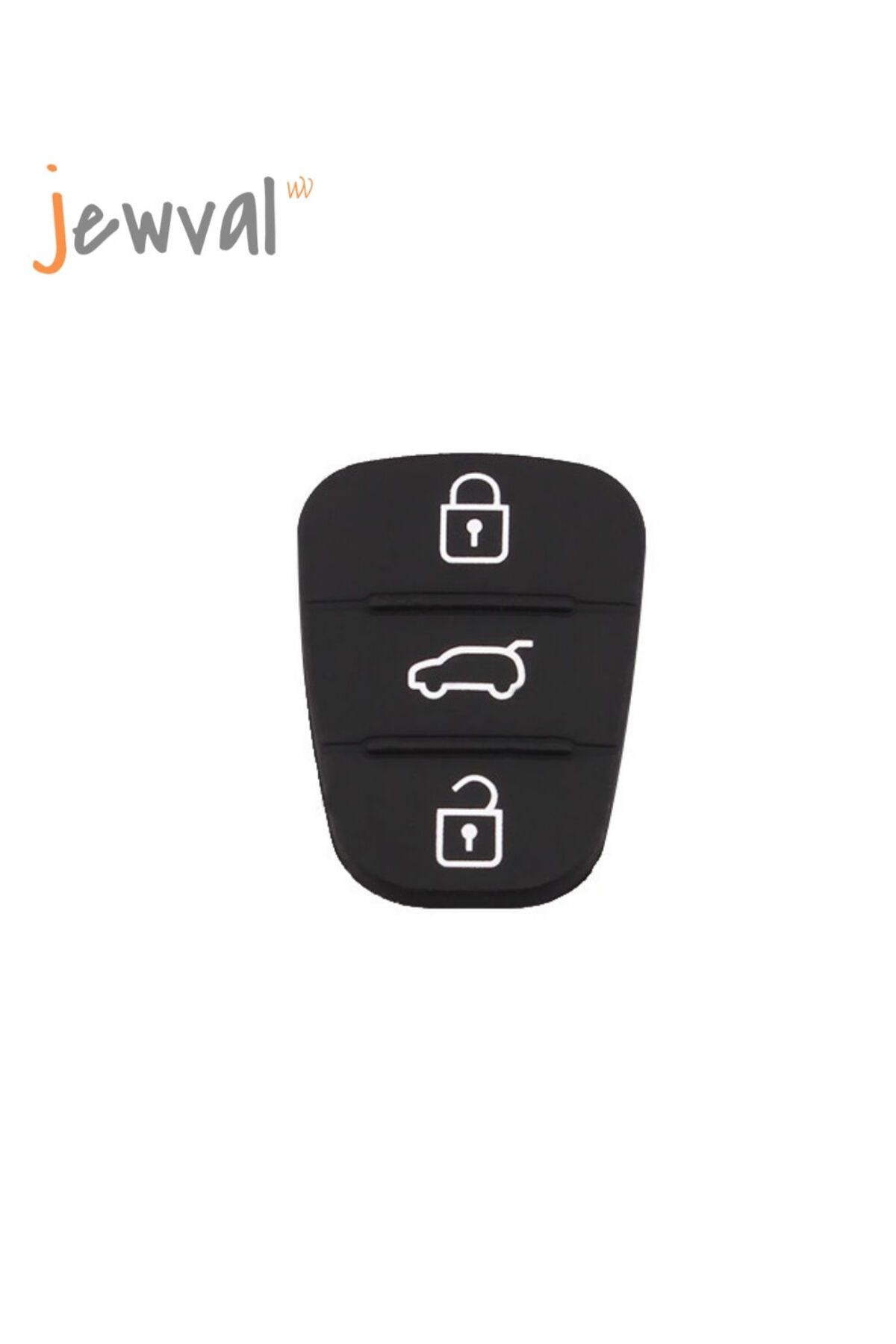 Jewval 2 Adet Hyundai Anahtar Kumanda 3 Tuşlu Sustalı Anahtar Butonu Anahtarlık I20 I30 Ix35 Solaris Kia