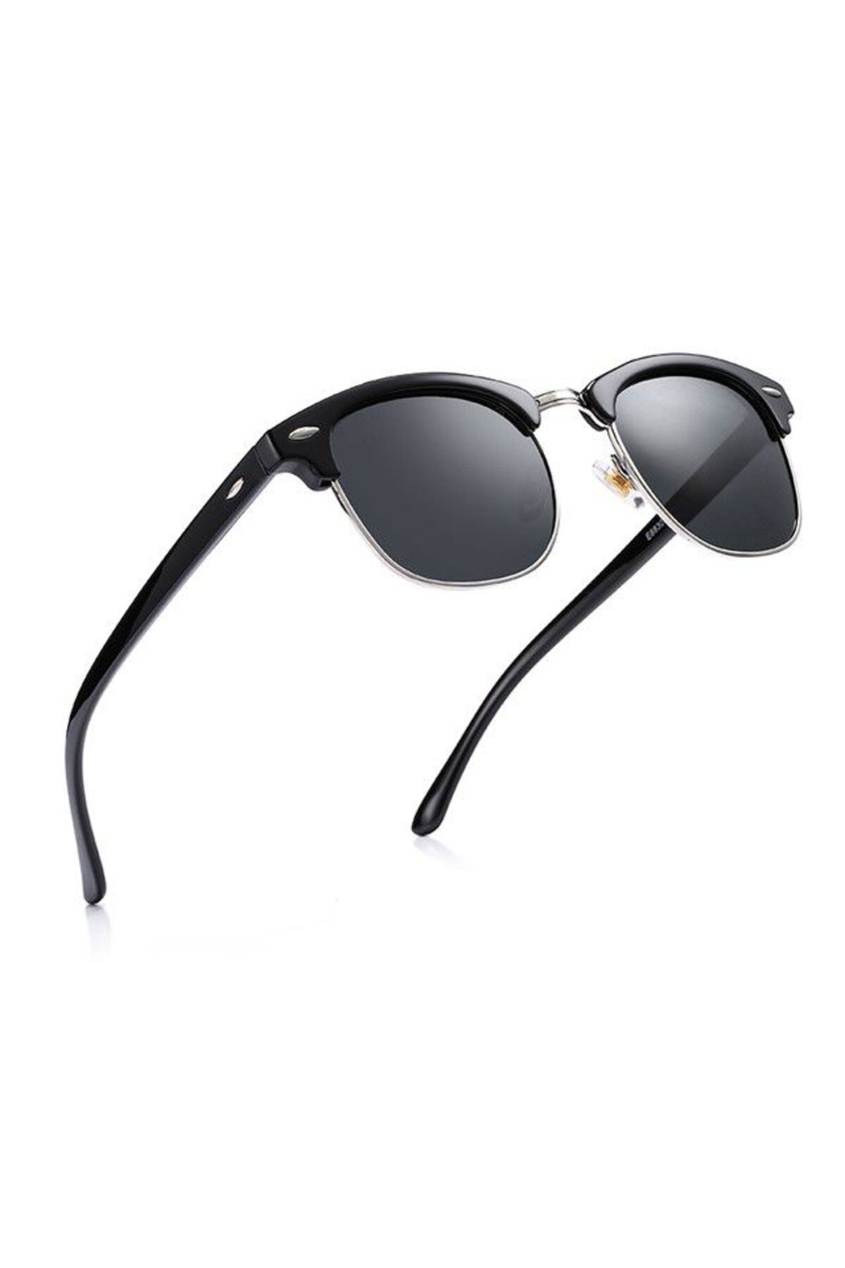 Jwl Klasik Yarım Çerçeve Retro Erkek Güneş Gözlüğü Tarz Imaj Gözlük Stil Moda Gözlük