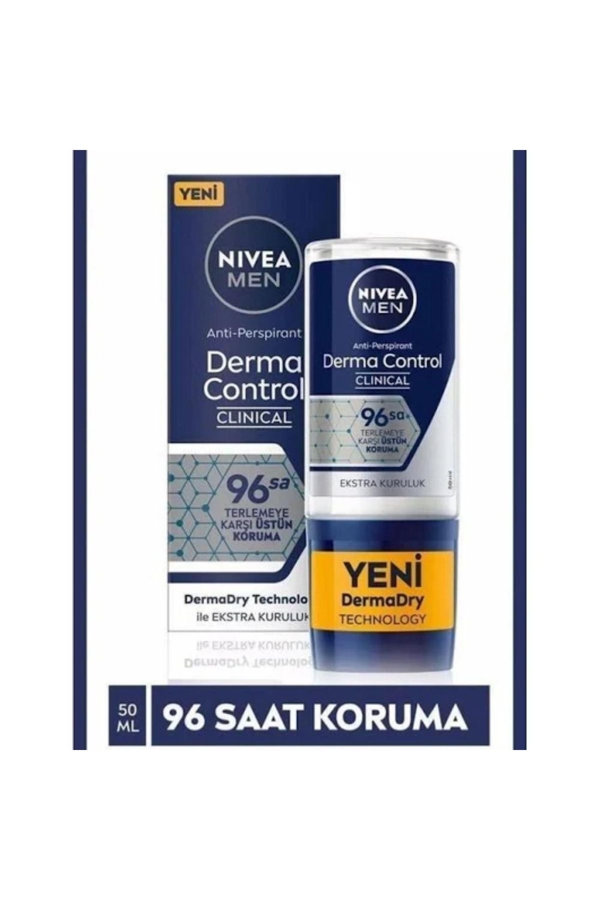 NIVEA Men Derma Control Clinical Erkek Roll-on Deodorant 50 ml