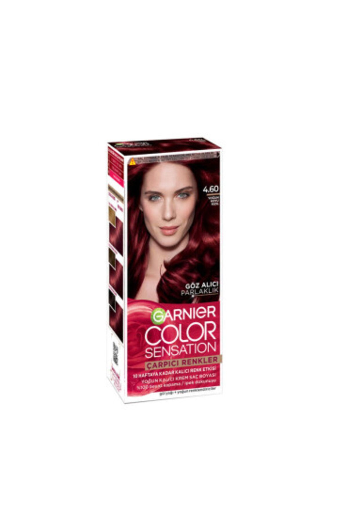 Garnier Color Sensation Çarpıcı Renkler Saç Boyası 4.60 Yoğun Koyu Kızıl ( 1 ADET )