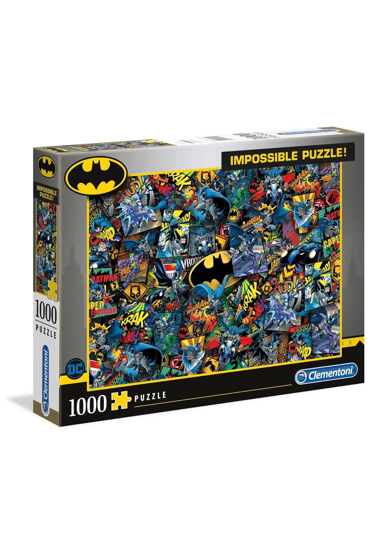 Clementoni - 1000 Parça Batman Yetişkin Puzzle - Impossible