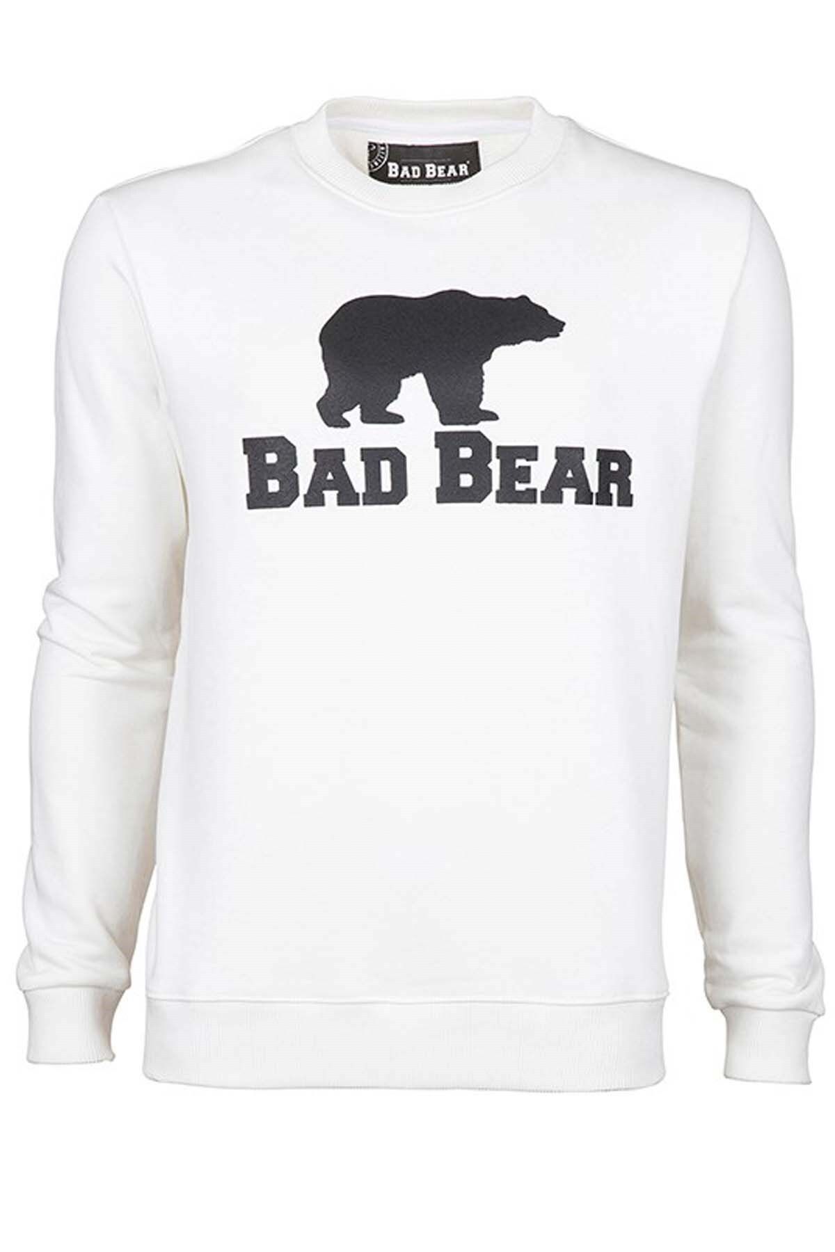 Bad Bear Crewneck Erkek Sweatshirt 20.02.12.011off-whıte