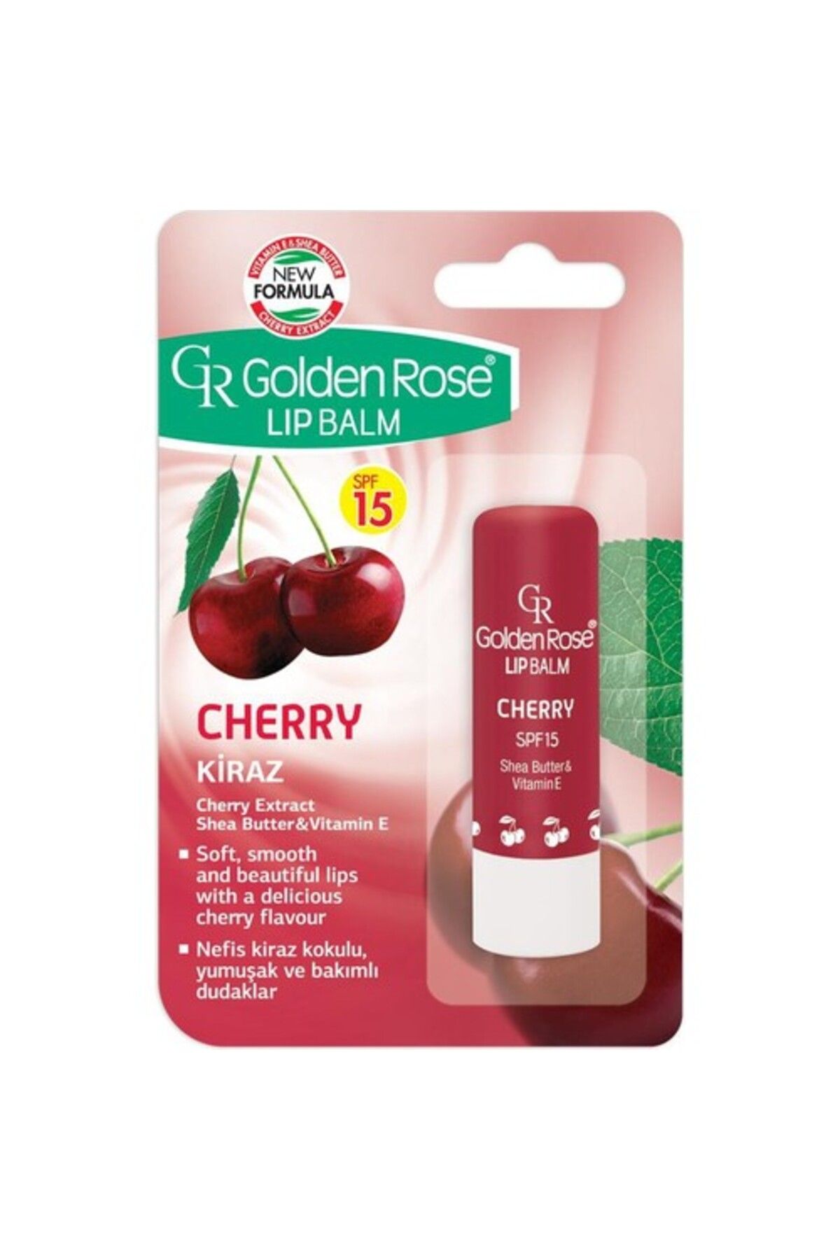 Golden Rose Lip Balm No: 07 Cherry - Dudak Bakım Kremi ve Nemlendirici