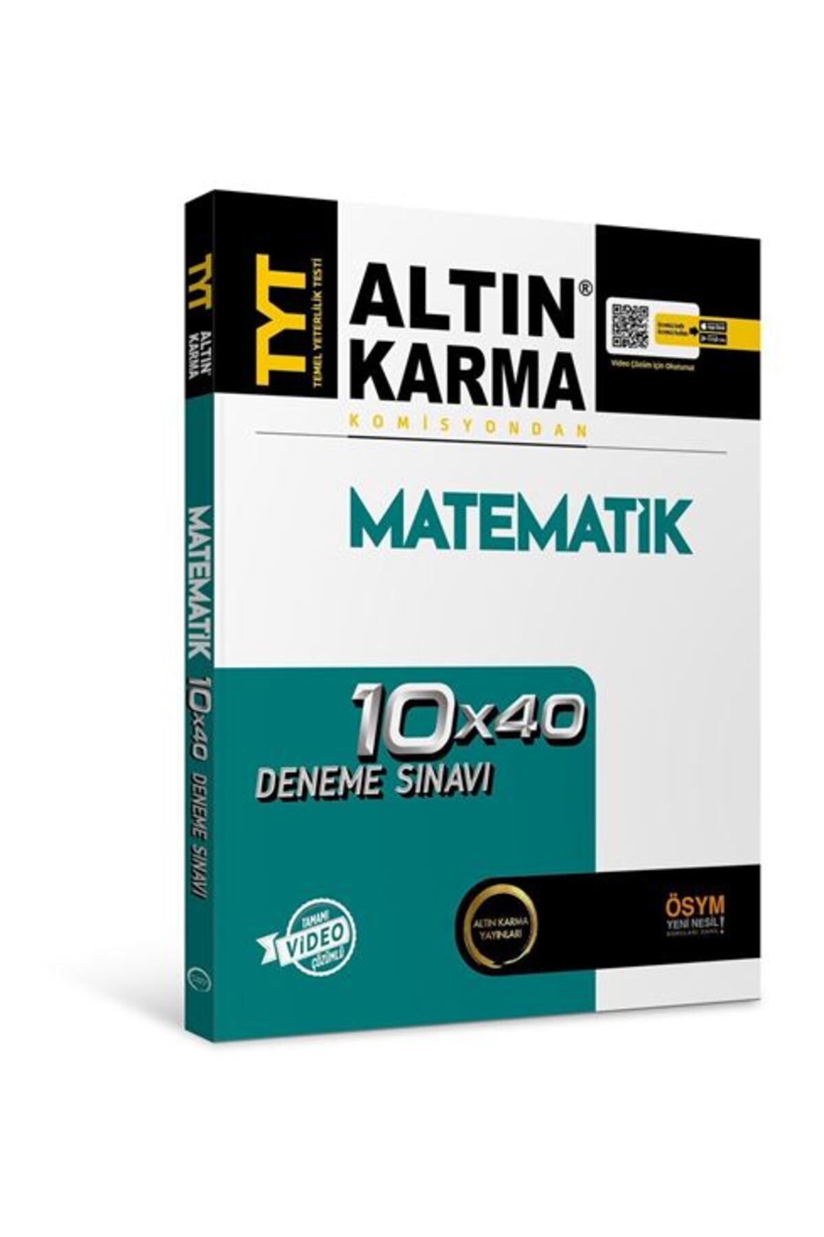 Altın Karma Yayınları Tyt Matematik Tamamı Video Çözümlü 10x40 Deneme Sınavı