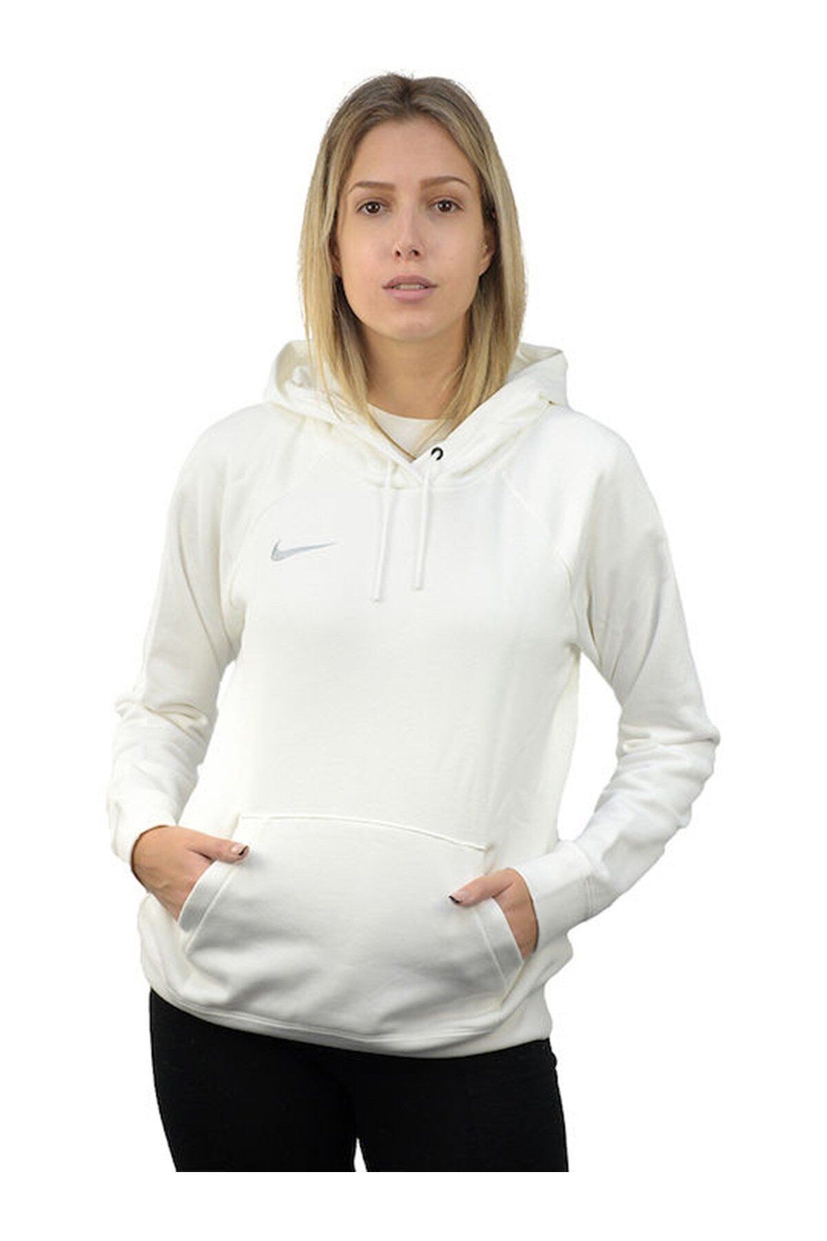 Nike Cw6957-101 Park 20 Po Hoodie Kadın Sweatshirt