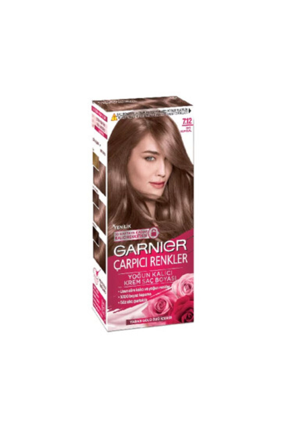 Garnier Color Sensation Çarpıcı Renkler Saç Boyası 7.12 İnci Kumral ( 1 ADET )