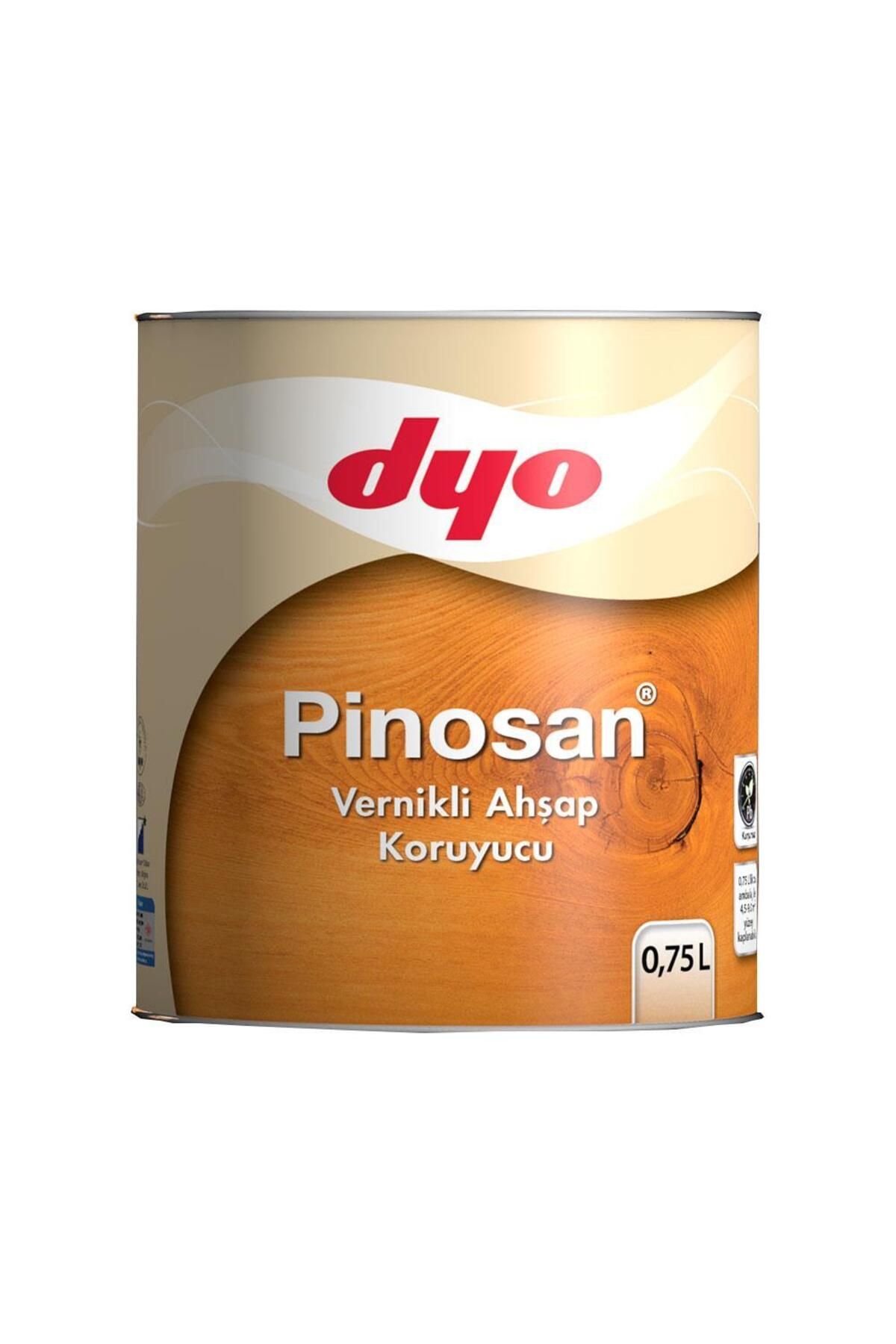 Dyo Pinosan Vernikli Ahşap Kor. 0,75 Lt Kestane