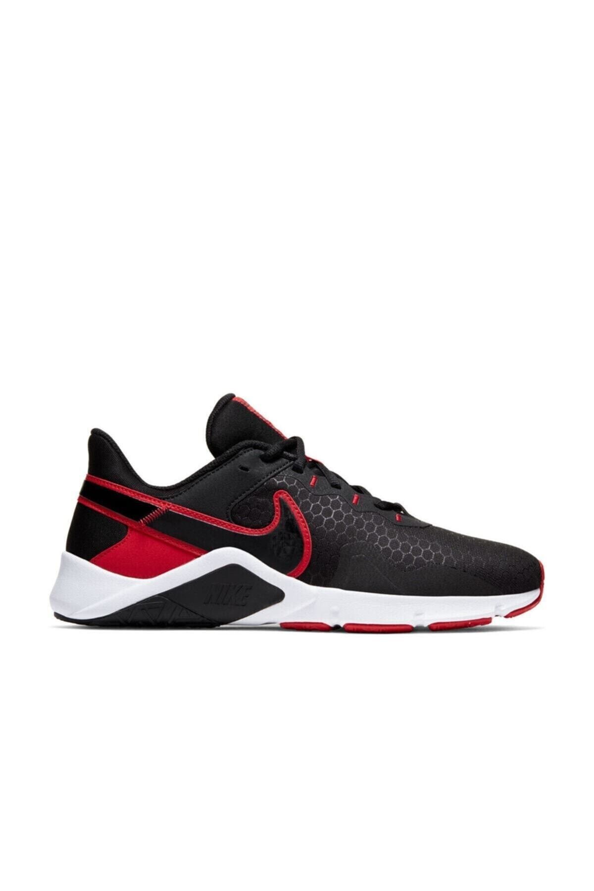 Nike Legend Essential 2 Erkek Yürüyüş Koşu Ayakkabı Cq9356-005-siyah-krmz