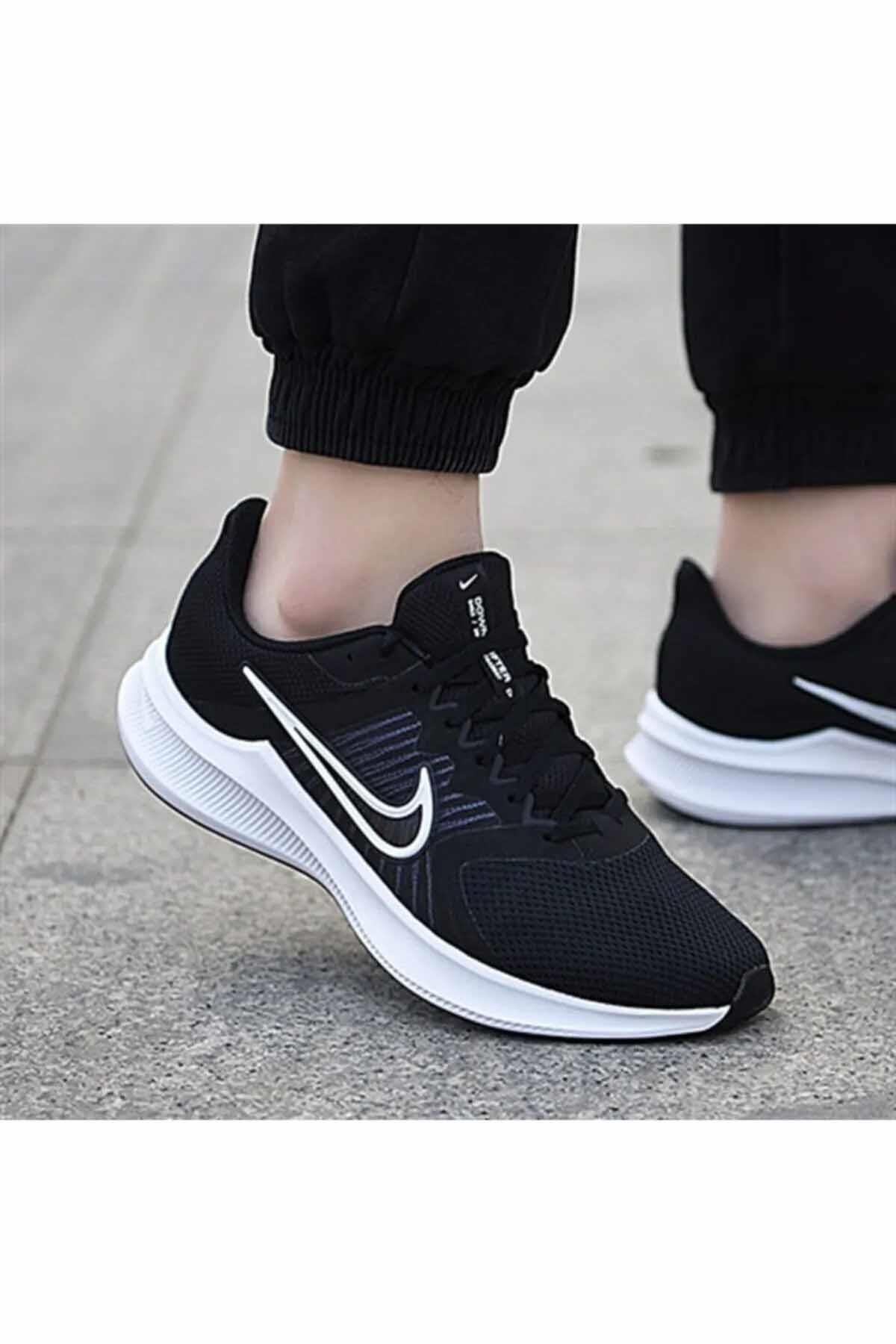 Nike Downshifter B1 Erkek Yürüyüş Koşu Ayakkabı Cw3411-006-1-siyah